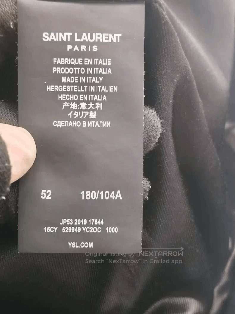 Saint Laurent Paris #REF! Size US L / EU 52-54 / 3 - 5 Thumbnail