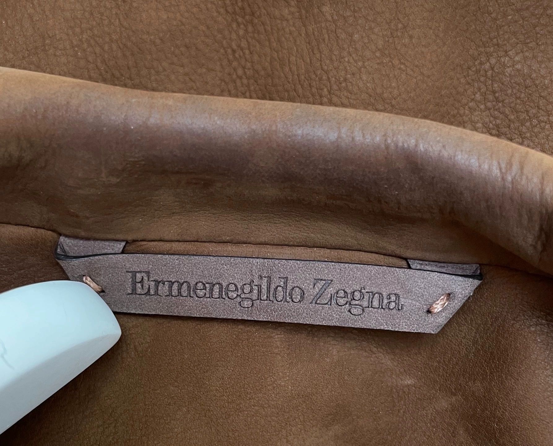 Ermenegildo Zegna ZEGNA Classic Safari Jacket Brown Suede Size 48 Size US M / EU 48-50 / 2 - 3 Thumbnail