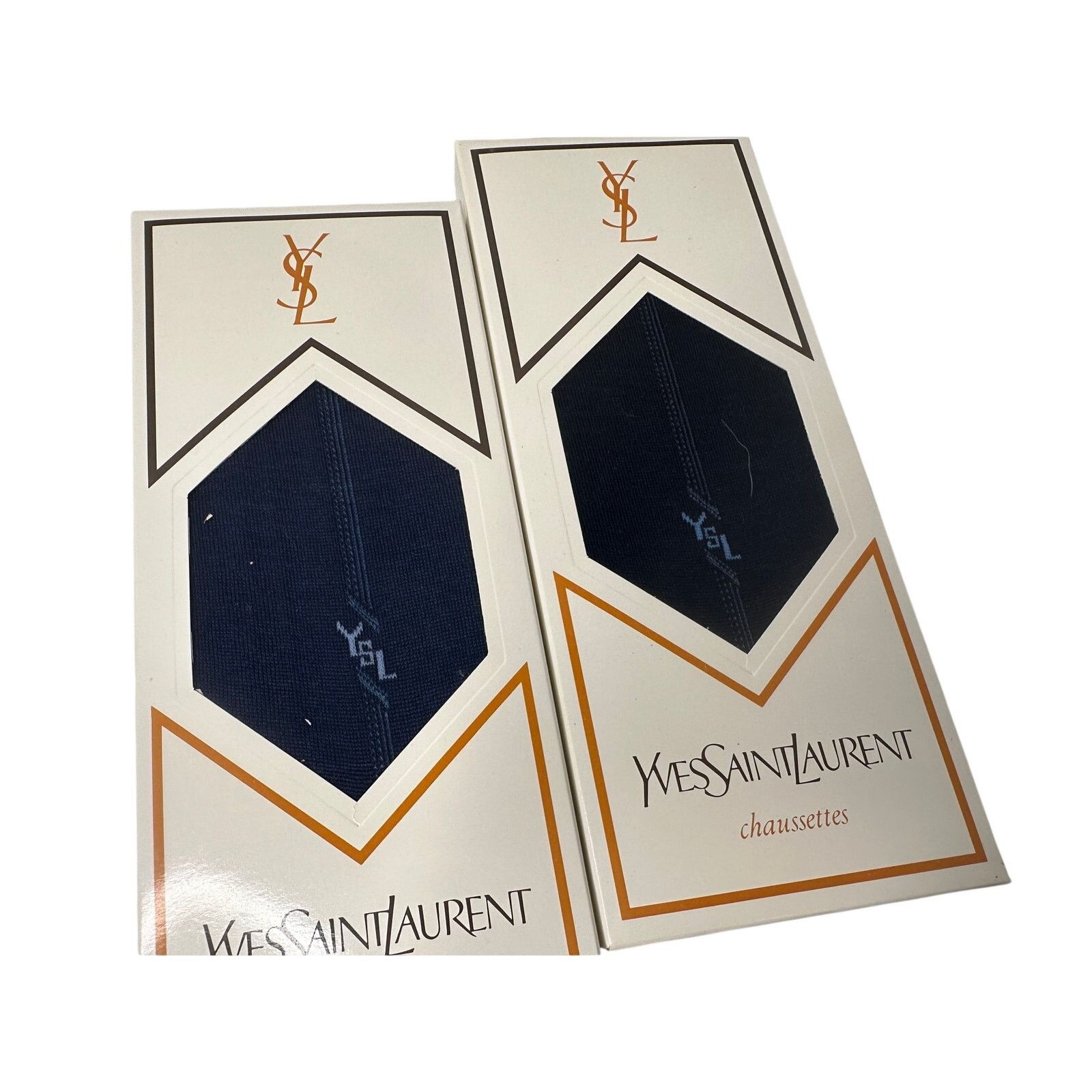 Yves Saint Laurent Yves Saint Laurent (YSL) Dress Sock Gift Set Blue Gray Black Size ONE SIZE - 14 Thumbnail
