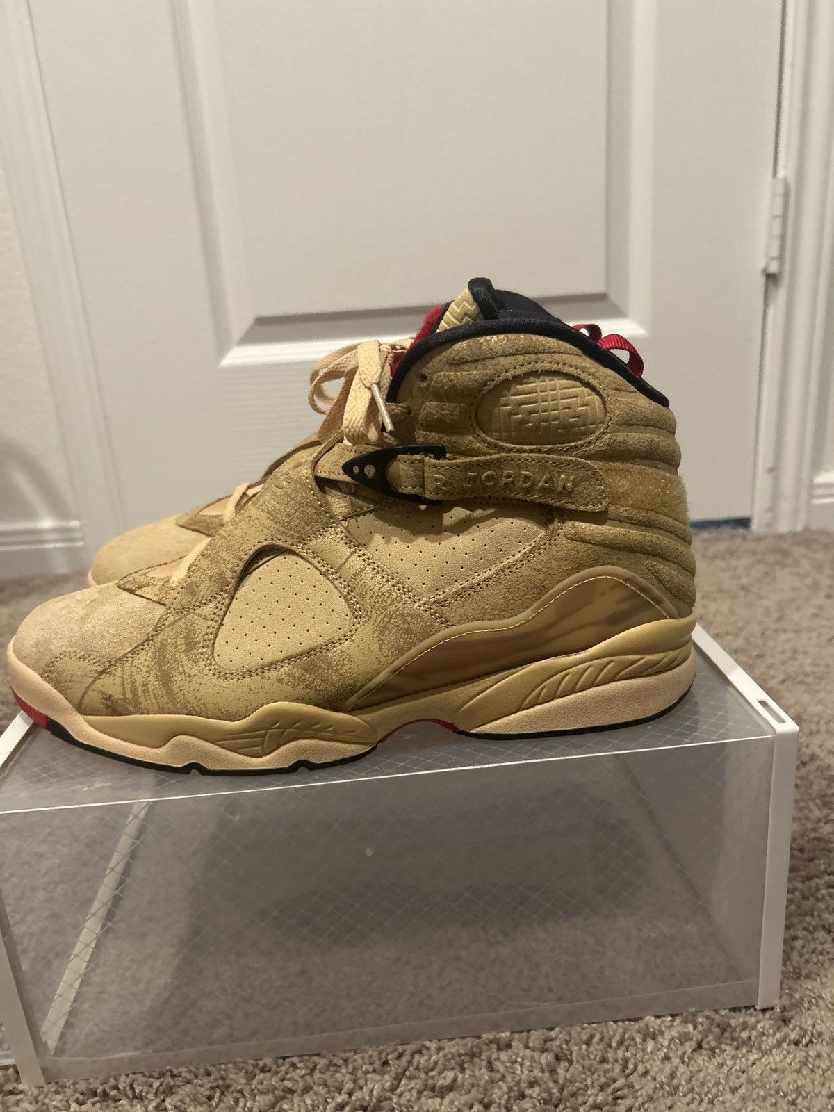 Jordan Brand Air Jordan 8 x Rui Hachimura “Black Samurai” Size US 11.5 / EU 44-45 - 13 Thumbnail