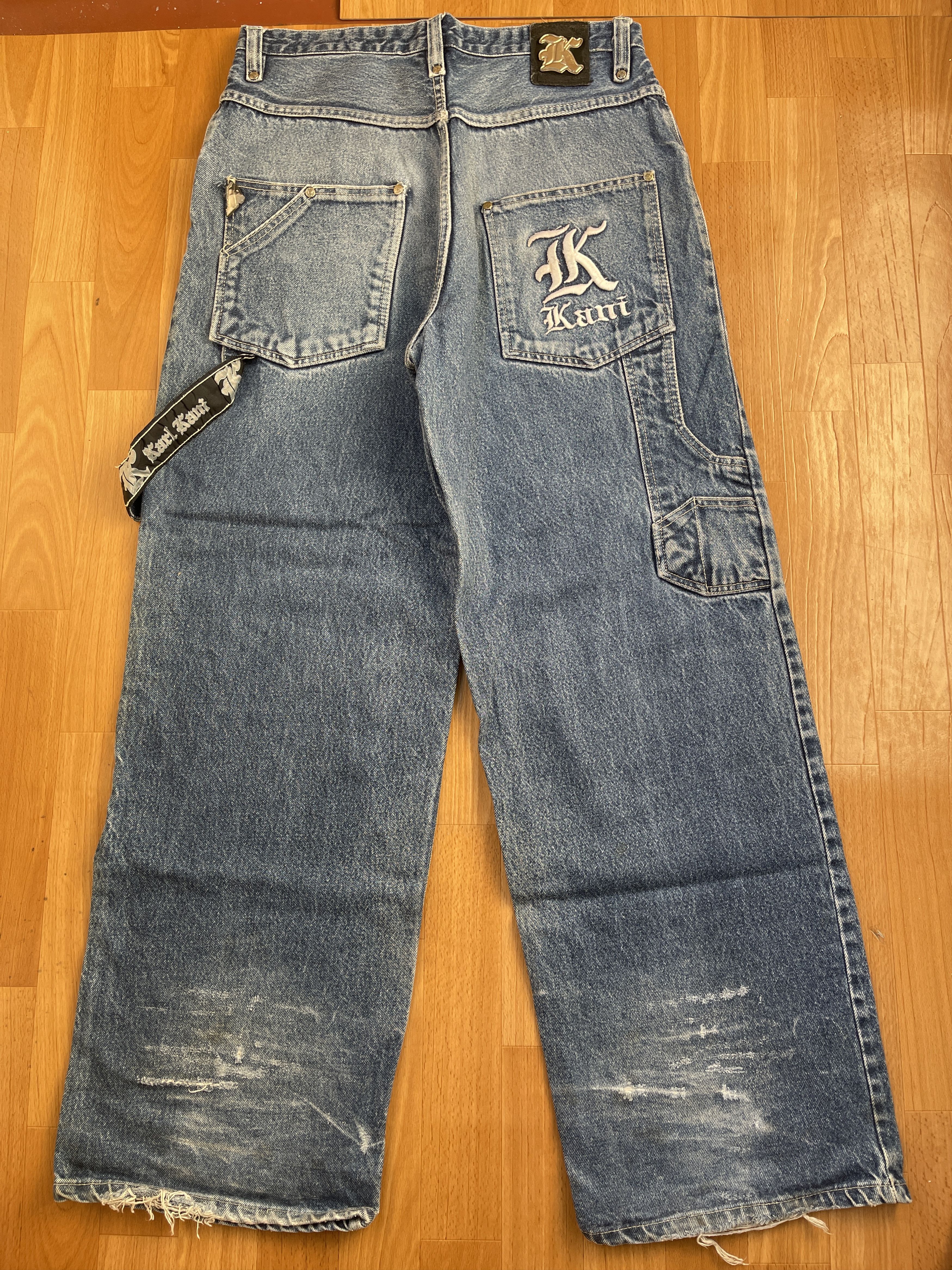 Karl Kani KARL KANI jeans, baggy, vintage Kani jeans, 90s hip hop W 34 Size US 34 / EU 50 - 1 Thumbnail