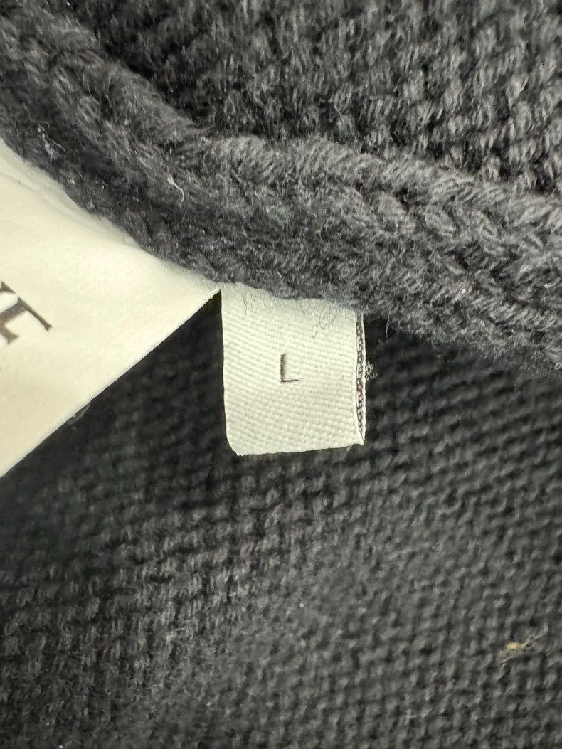 Loewe LOEWE Men's black sweater with embroidered letter logo, si Size US L / EU 52-54 / 3 - 6 Thumbnail