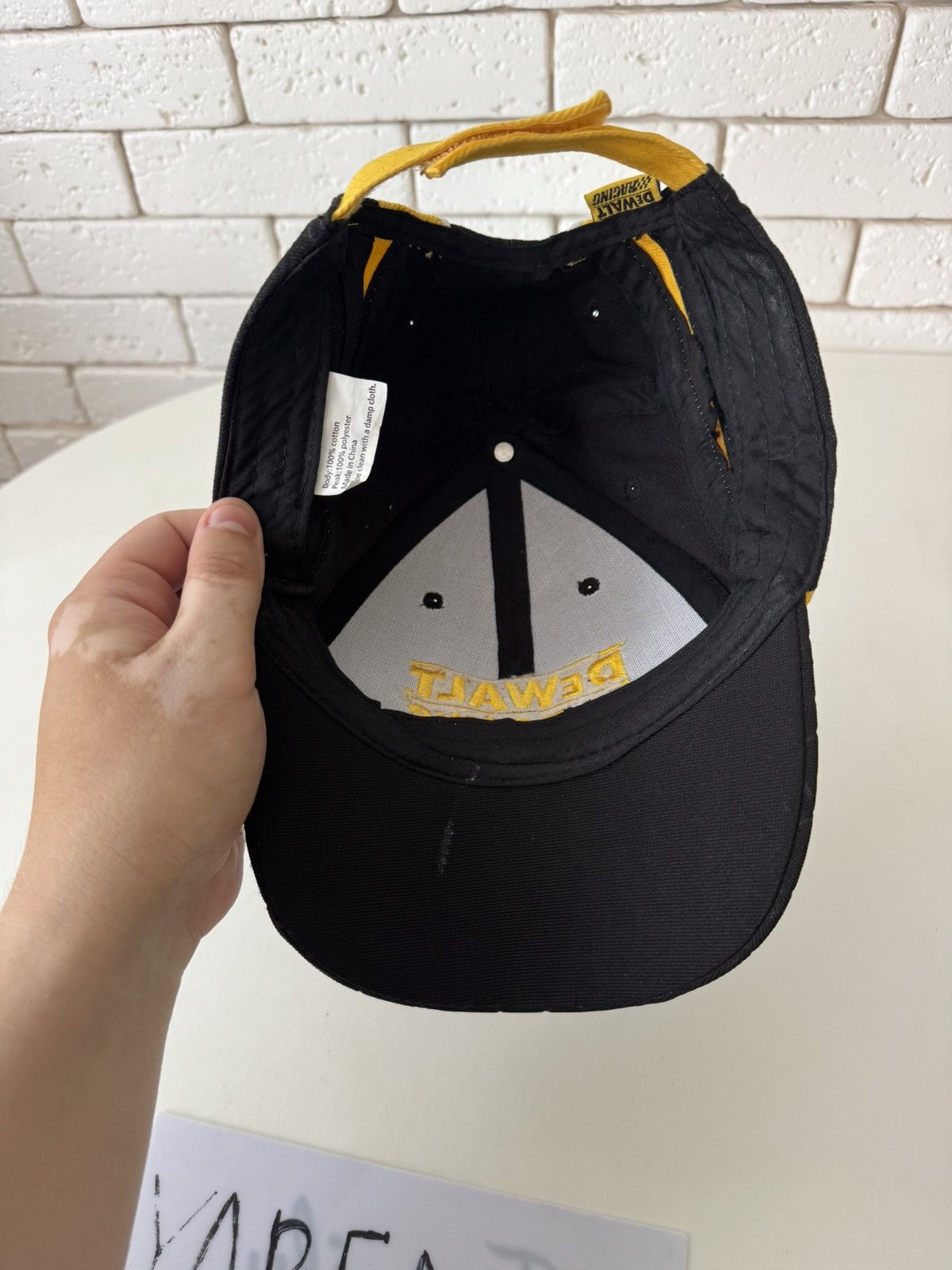 Vintage DeWalt racing cap hat Size ONE SIZE - 6 Thumbnail