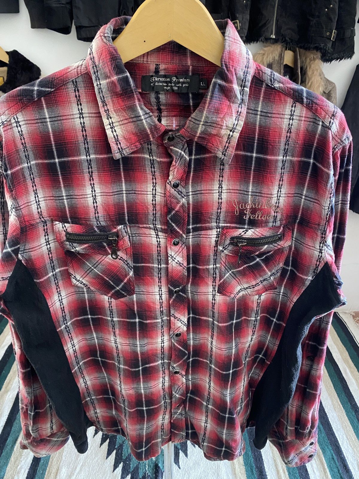 Japanese Brand Japanese Brand Thruxton Plaid Tartan Flannel Shirt Size US L / EU 52-54 / 3 - 4 Thumbnail