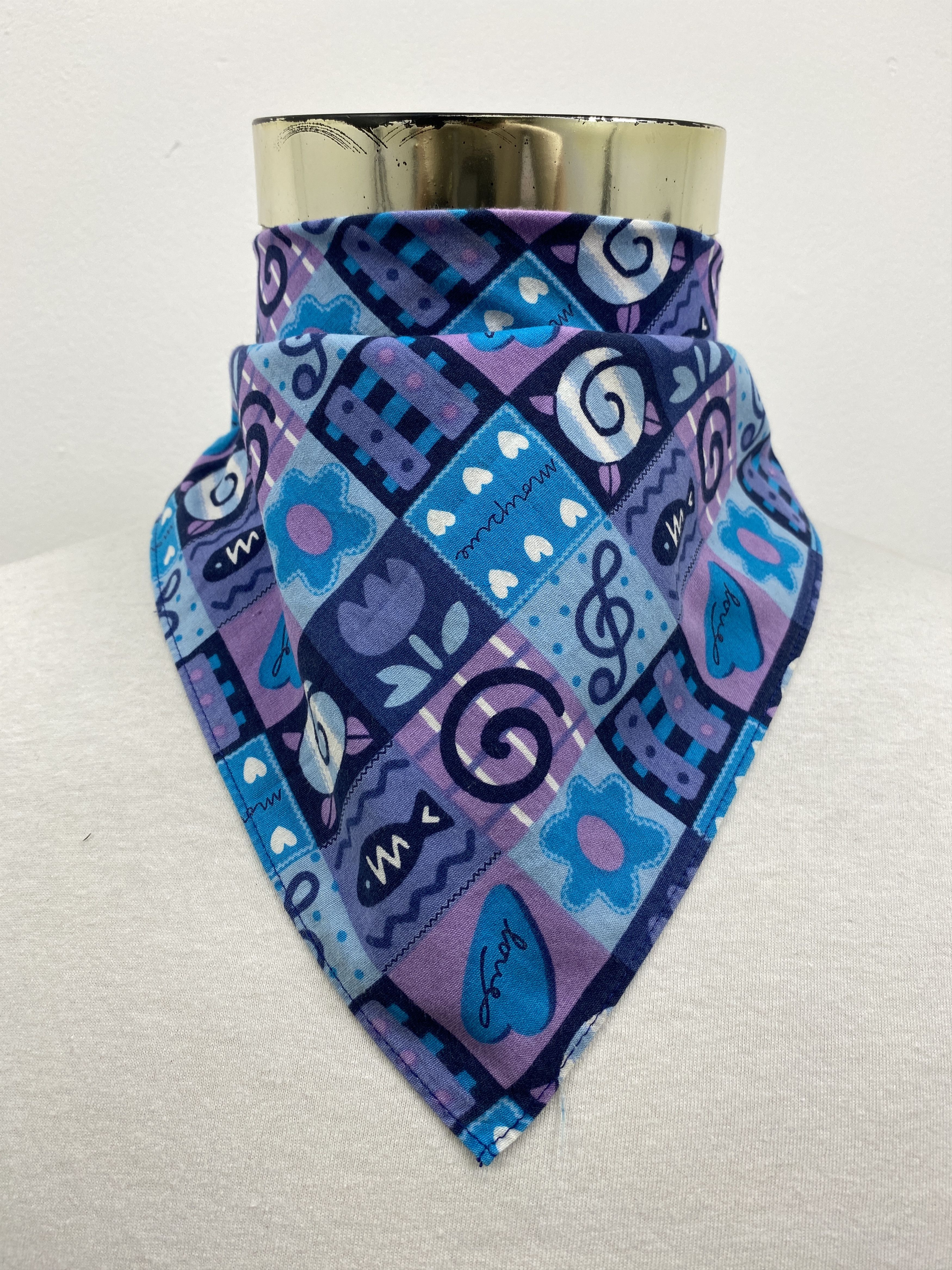 Japanese Brand Unbranded Handkerchief / Bandana / Neckerchief-HKC0420 Size ONE SIZE - 2 Thumbnail