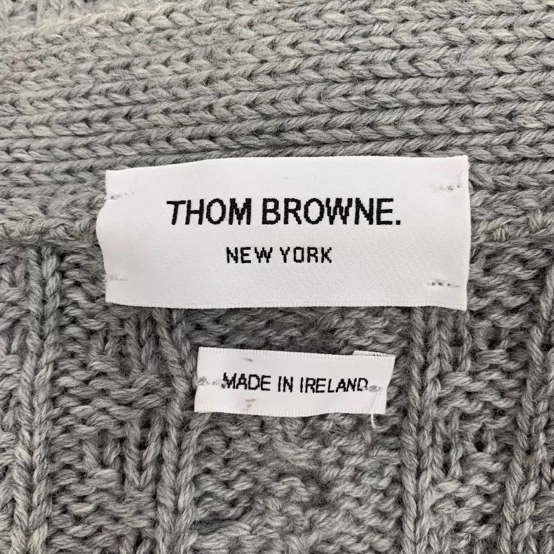 Thom Browne Thom Browne size2 Single panel long sleeve knit cardigan Size US M / EU 48-50 / 2 - 5 Thumbnail