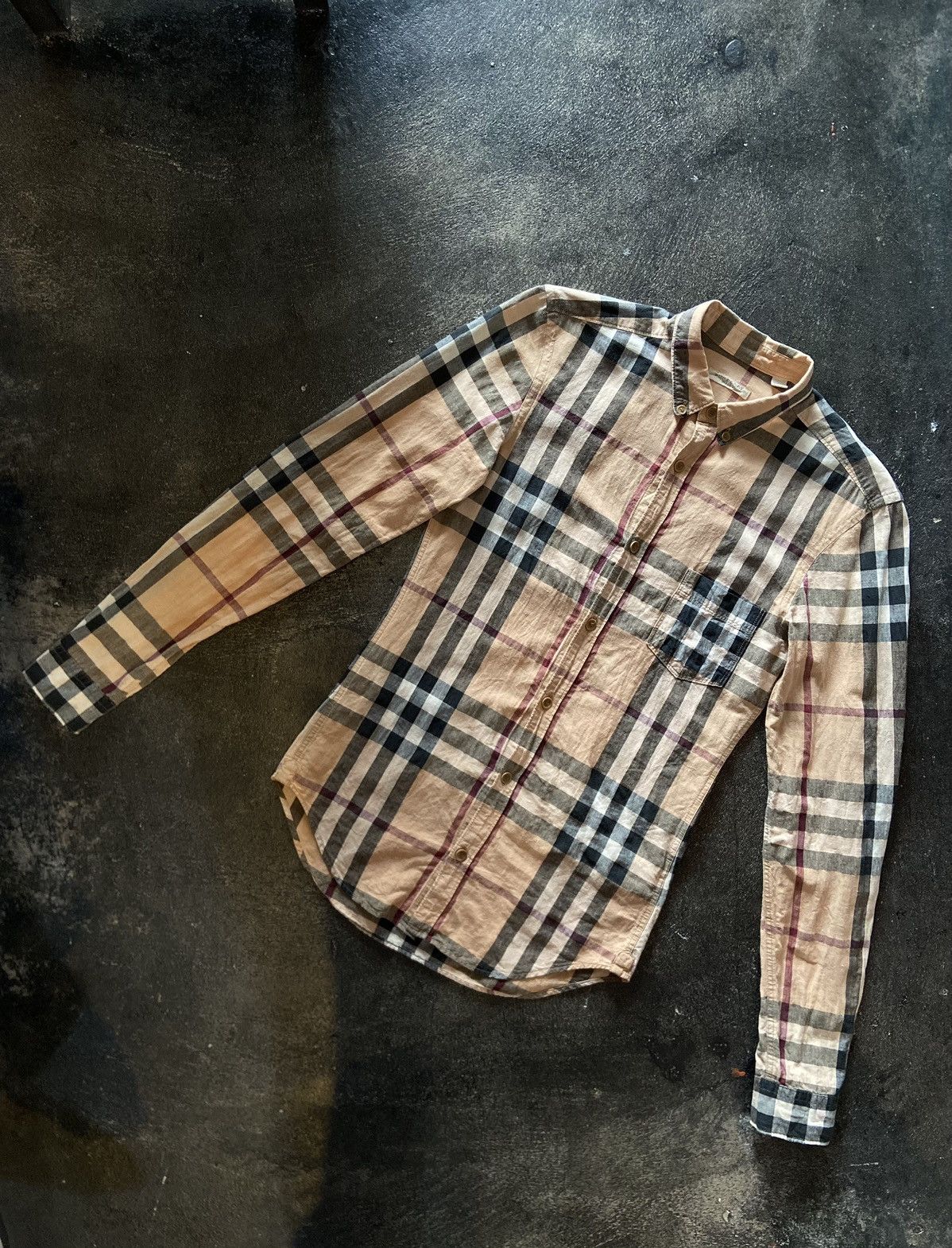 Burberry × Vintage Burberry Nova Check Shirt Size XS / US 0-2 / IT 36-38 - 2 Thumbnail
