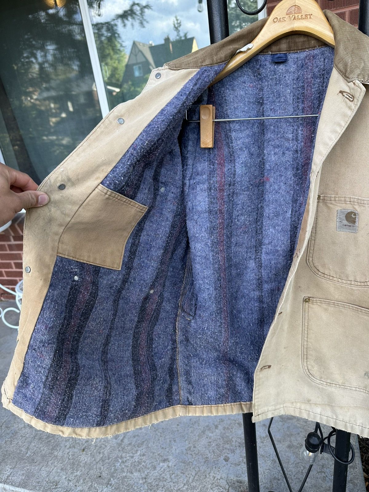 Carhartt Vintage 70s Carhartt C01 BRN Chore Coat 42 Large MADE IN USA Size US L / EU 52-54 / 3 - 5 Thumbnail