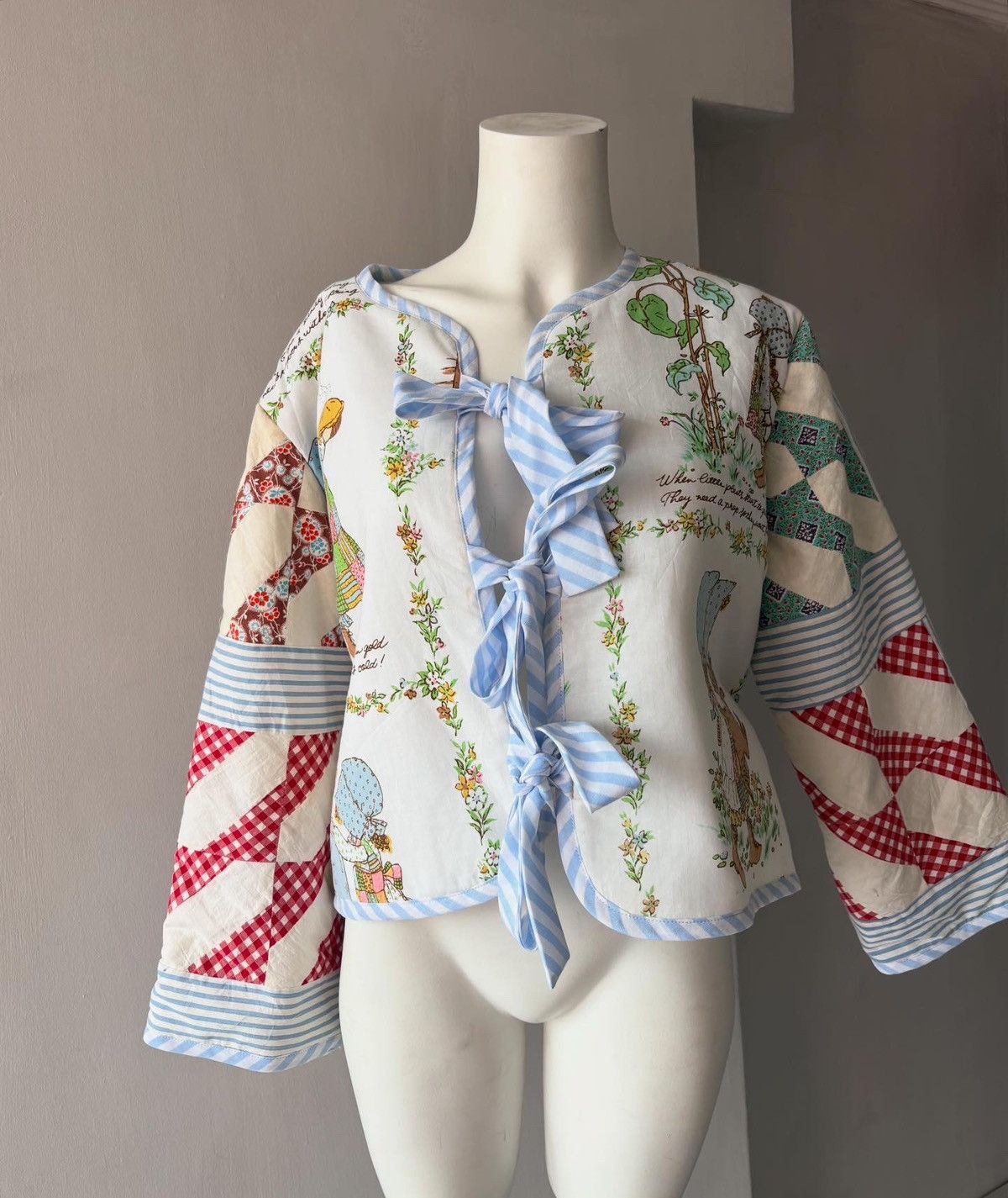 Vintage Patchwork jacket made in bangkok Size ONE SIZE - 1 Thumbnail