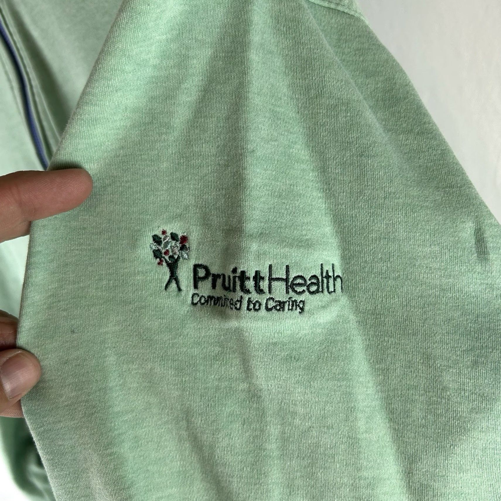 Peter Millar Peter Millar Sweater Men’s XL Green 1/4 Zip Melange Interlock Pullover MS17K40 Size US XL / EU 56 / 4 - 5 Thumbnail
