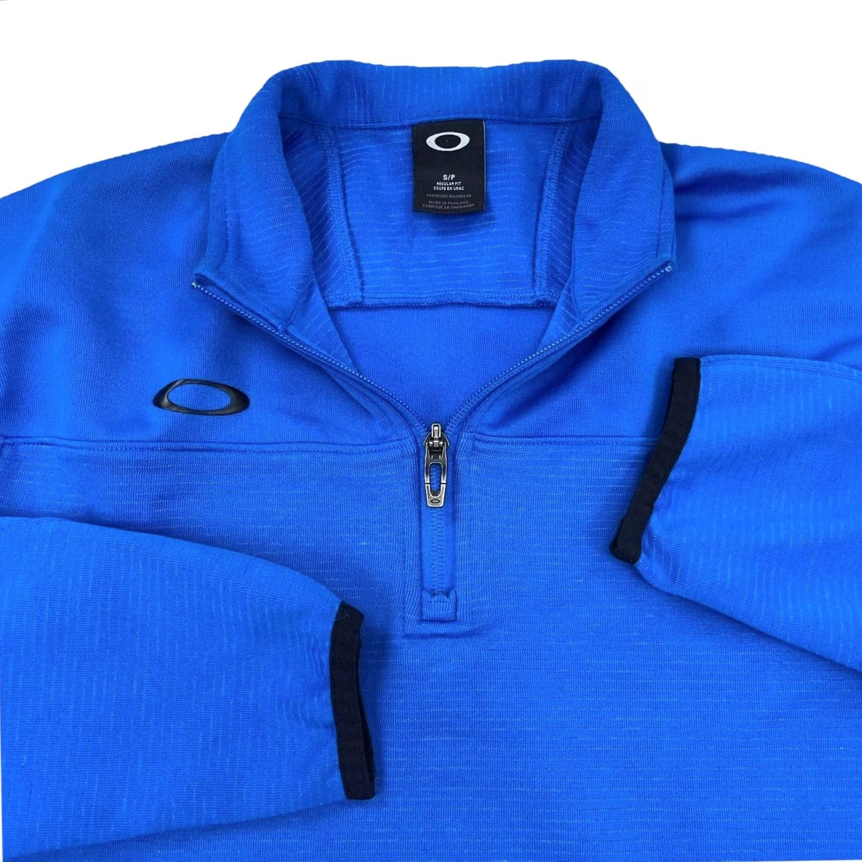 Oakley Oakley Performance Sweatshirt Men Small Blue Black Pullover Sweater Quarter Zip Size US S / EU 44-46 / 1 - 2 Thumbnail