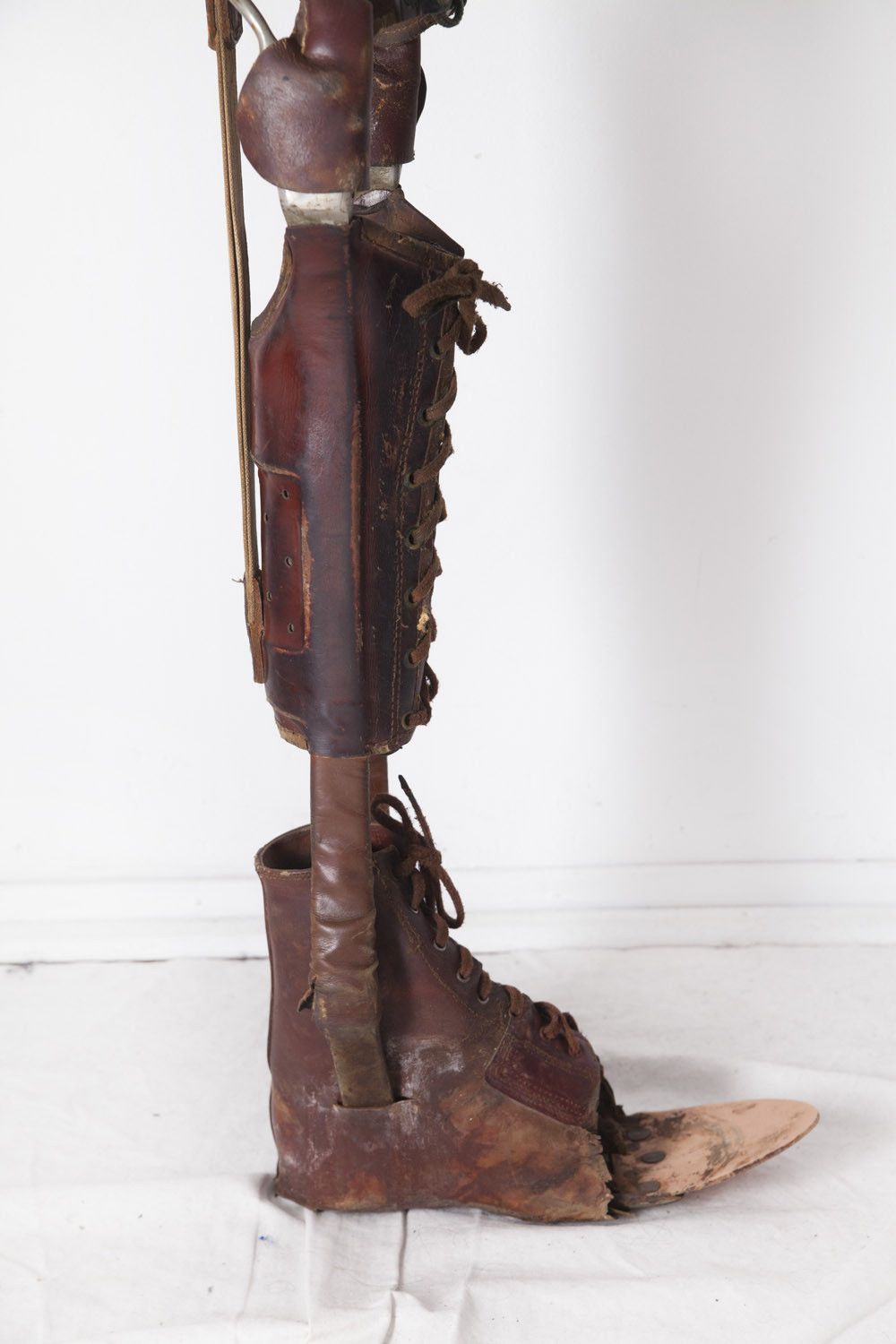 Vintage Antique early XXth leg brace Size US 30 / EU 46 - 3 Thumbnail