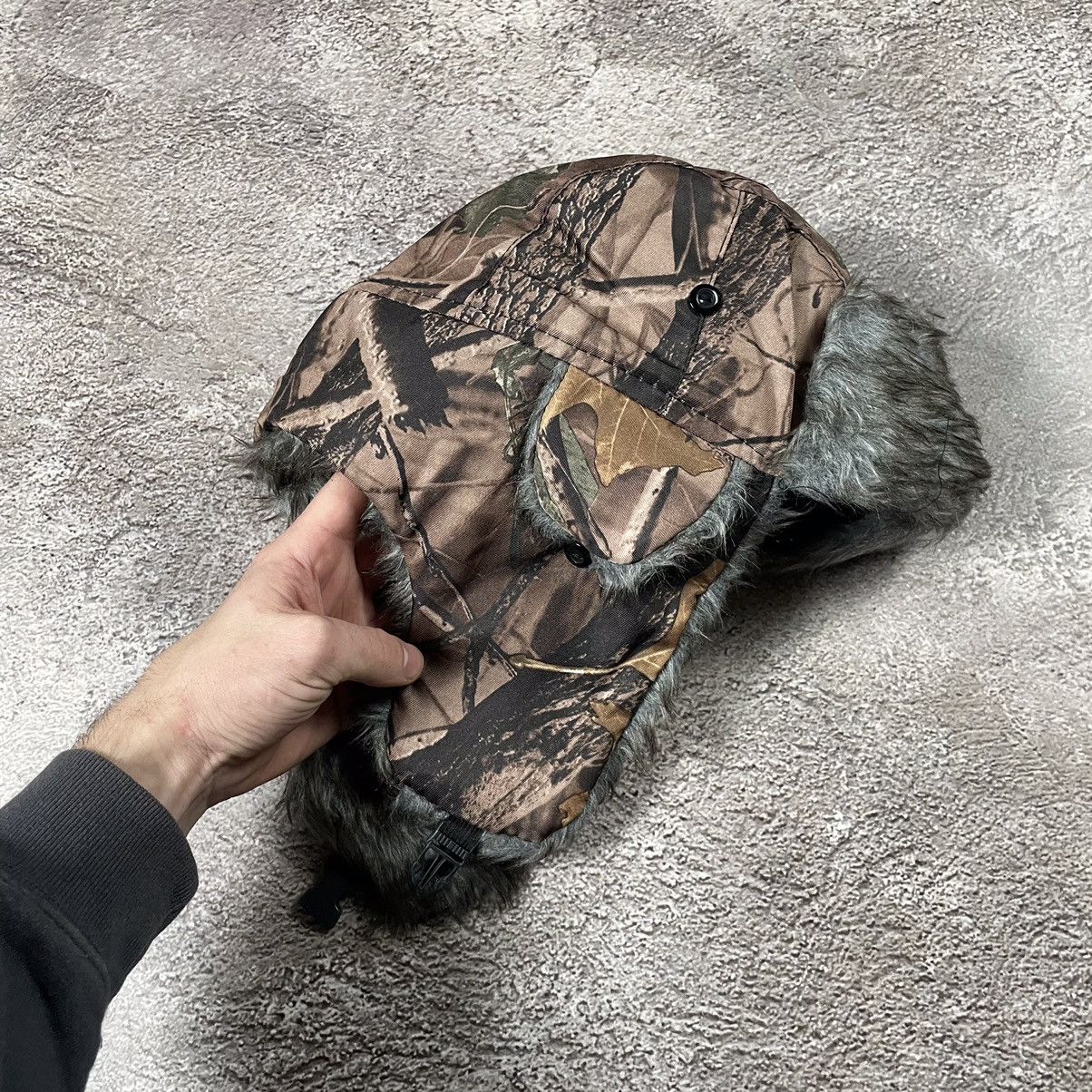 Vintage Vintage Camo Mohair Beanie Fuzzy Alt Grunge Outdoor Logo OS Size ONE SIZE - 2 Thumbnail