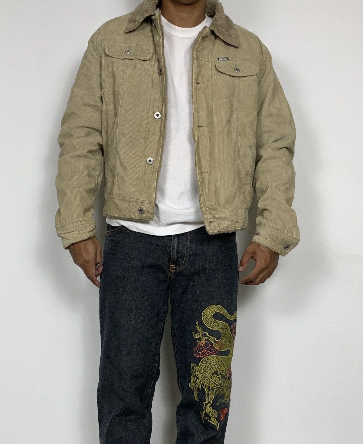 Diesel *NoTariff Diesel Corduroy Sherpa Jacket Size US M / EU 48-50 / 2 - 1 Thumbnail
