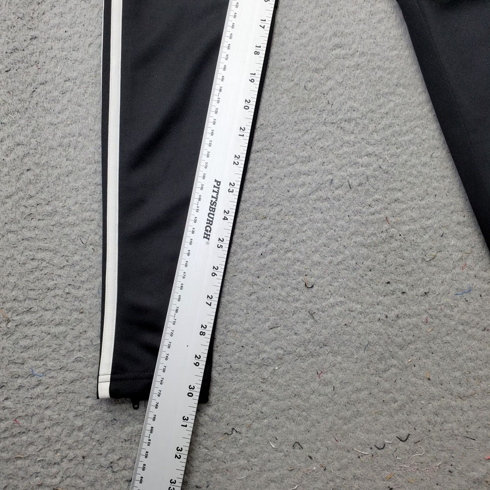 Adidas Adidas Climacool Track Pants Womens XS Black Two Stripes Athletic Pull On Ankle Zip Size 26" / US 2 / IT 38 - 5 Thumbnail