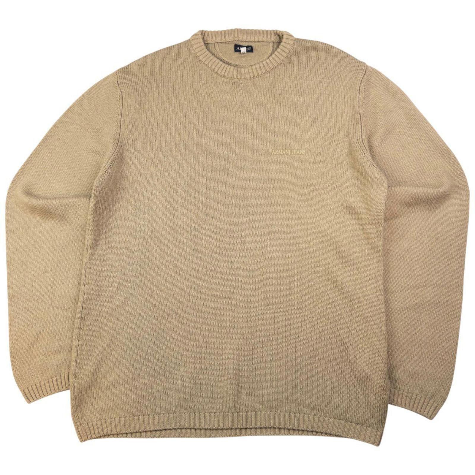 Armani Vintage Armani Jeans Knitted Wool Jumper Size M Size US M / EU 48-50 / 2 - 1 Thumbnail