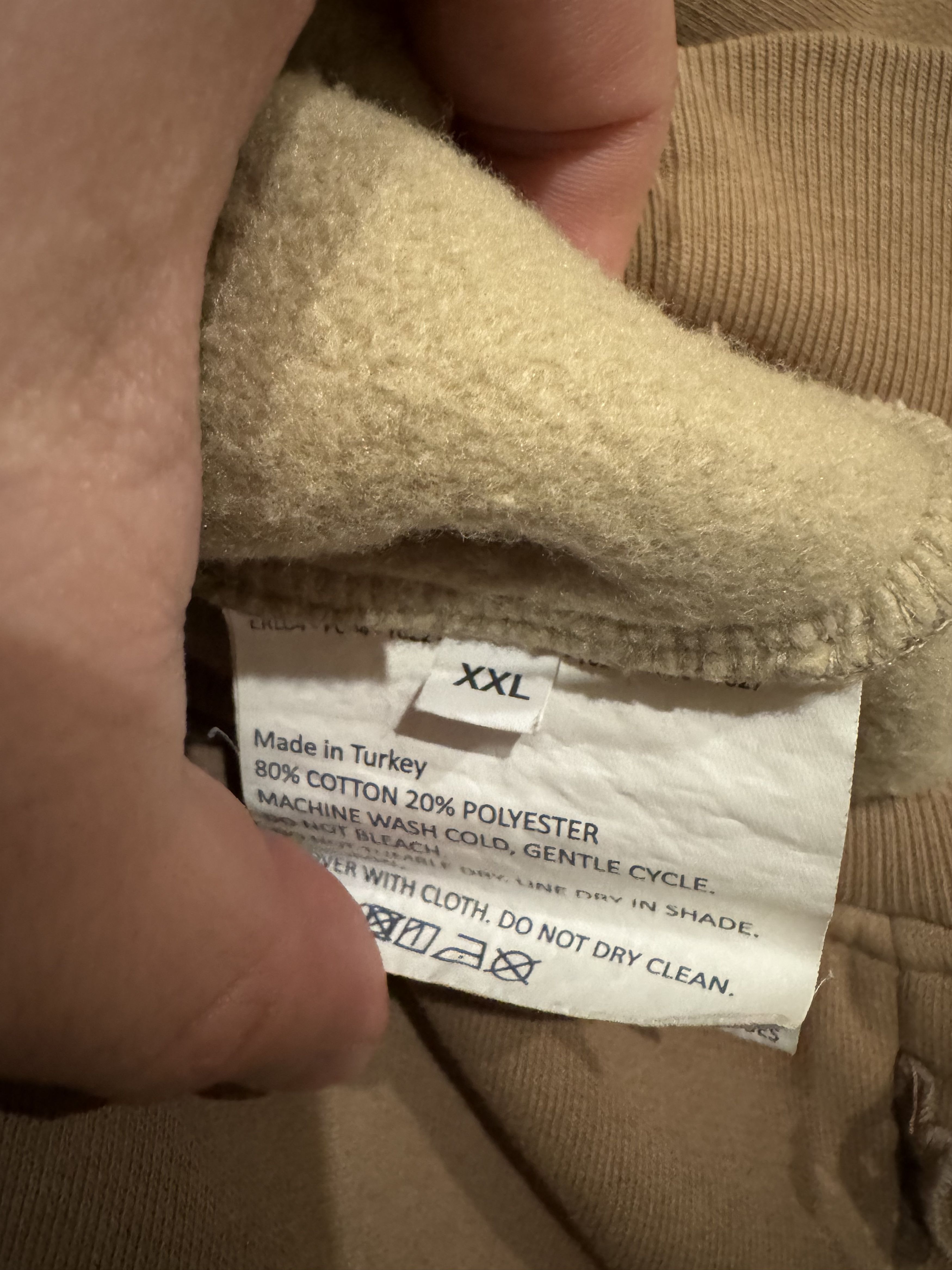 ERL ERL Wave Hoodie 'Washed Brown' Size US XXL / EU 58 / 5 - 4 Thumbnail
