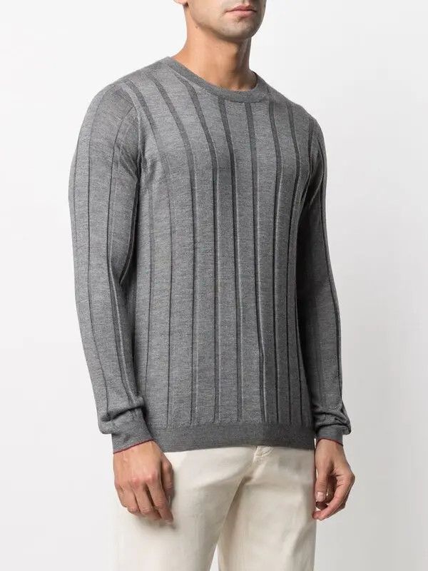 Brunello Cucinelli o1y0526 Crewneck Sweater in Gray Size US S / EU 44-46 / 1 - 2 Thumbnail