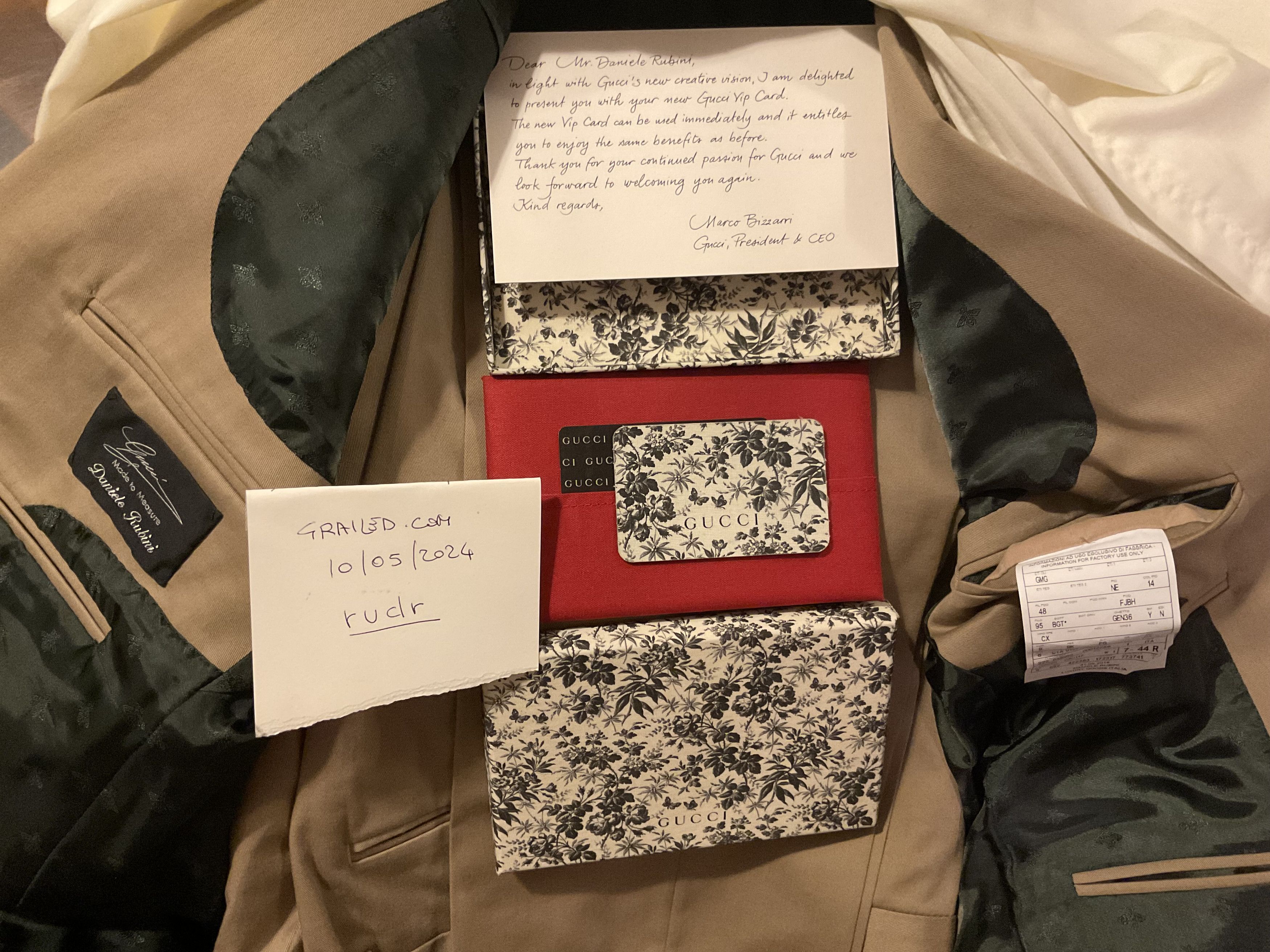 Gucci Gucci khaki cotton slim suit Size 44R - 23 Thumbnail