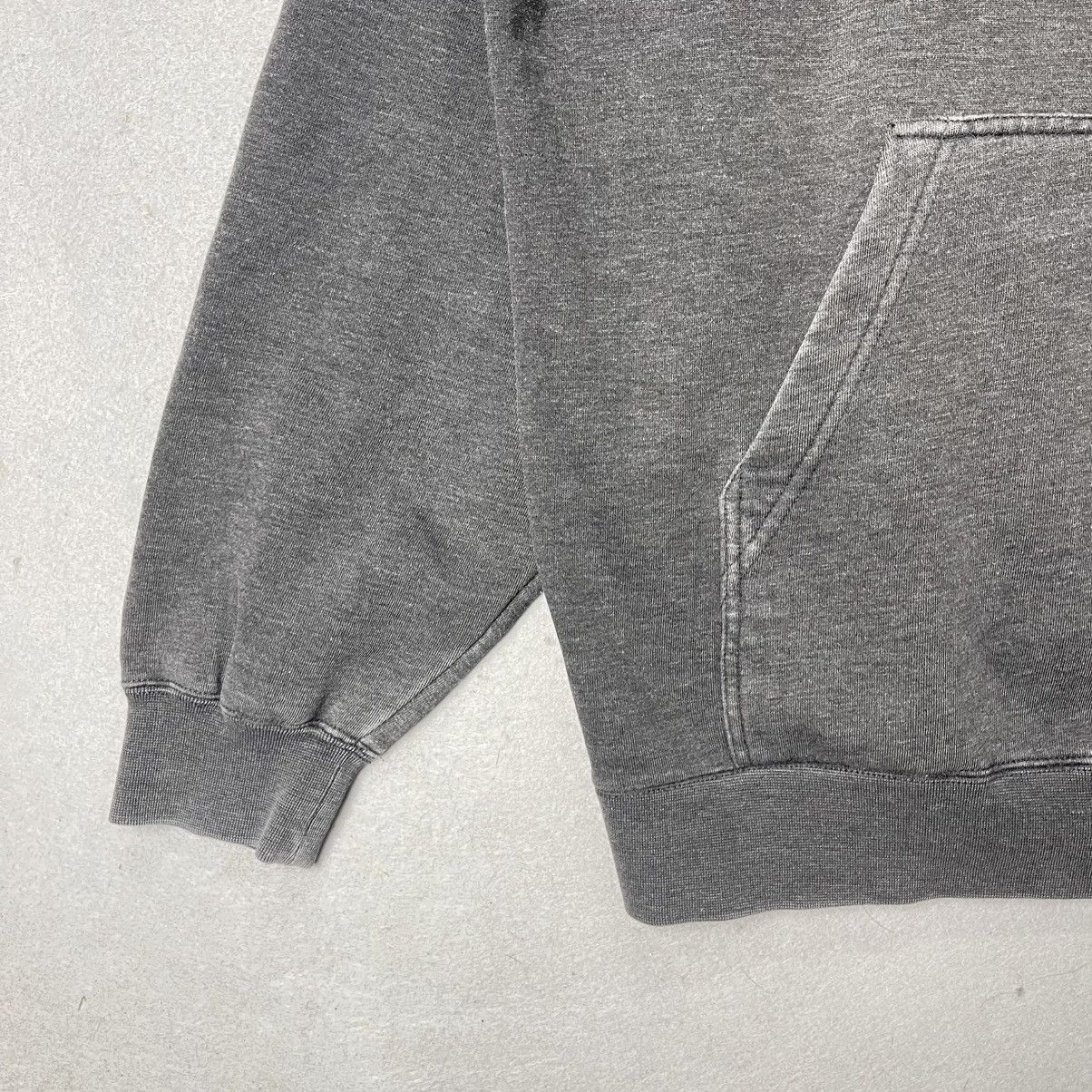 Stussy Vintage Stussy Neon Logo Hoodie Grey USA Streetwear Size US M / EU 48-50 / 2 - 7 Thumbnail