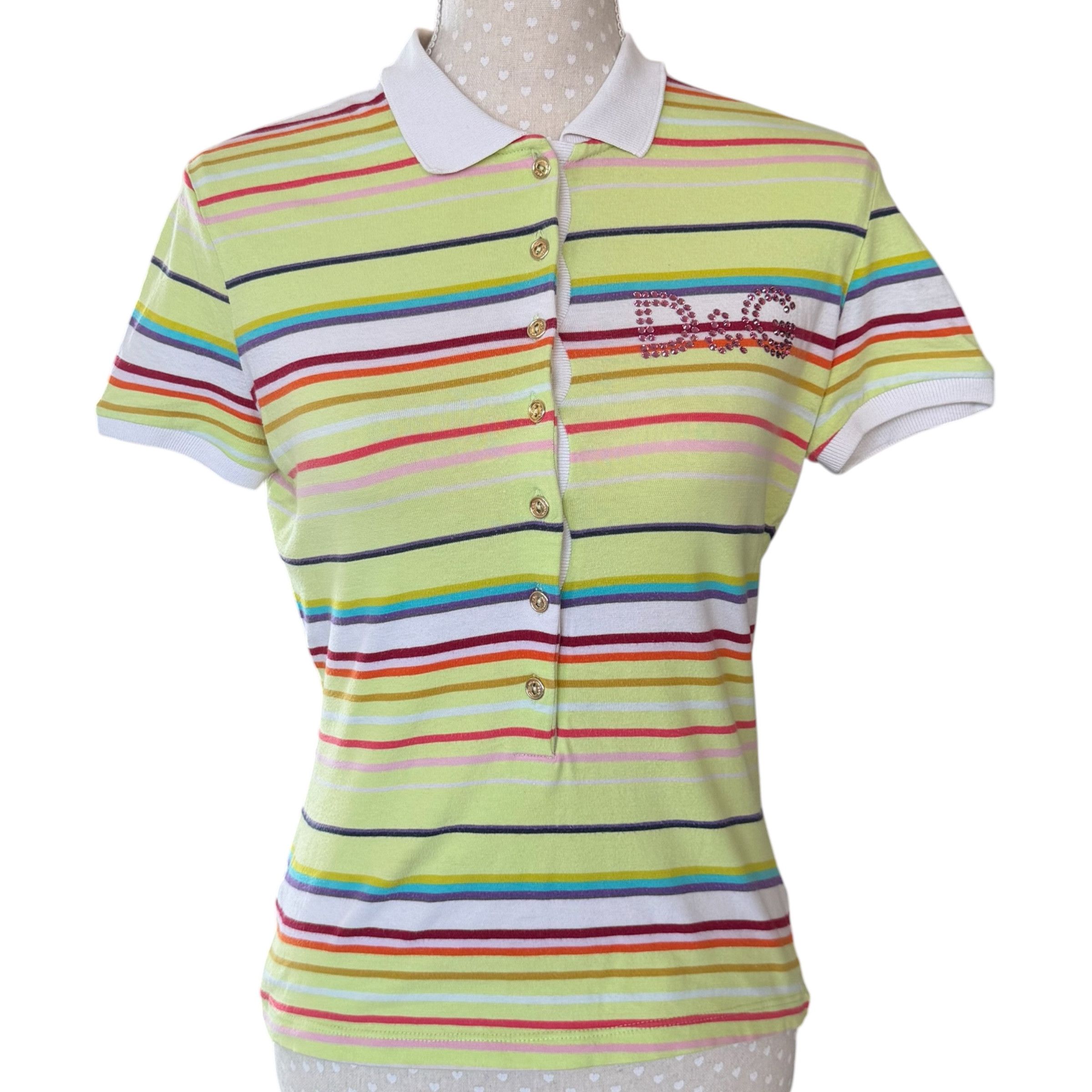 Dolce & Gabbana DOLCE & GABBANA VINTAGE POLO SHIRT Size M / US 6-8 / IT 42-44 - 1 Thumbnail