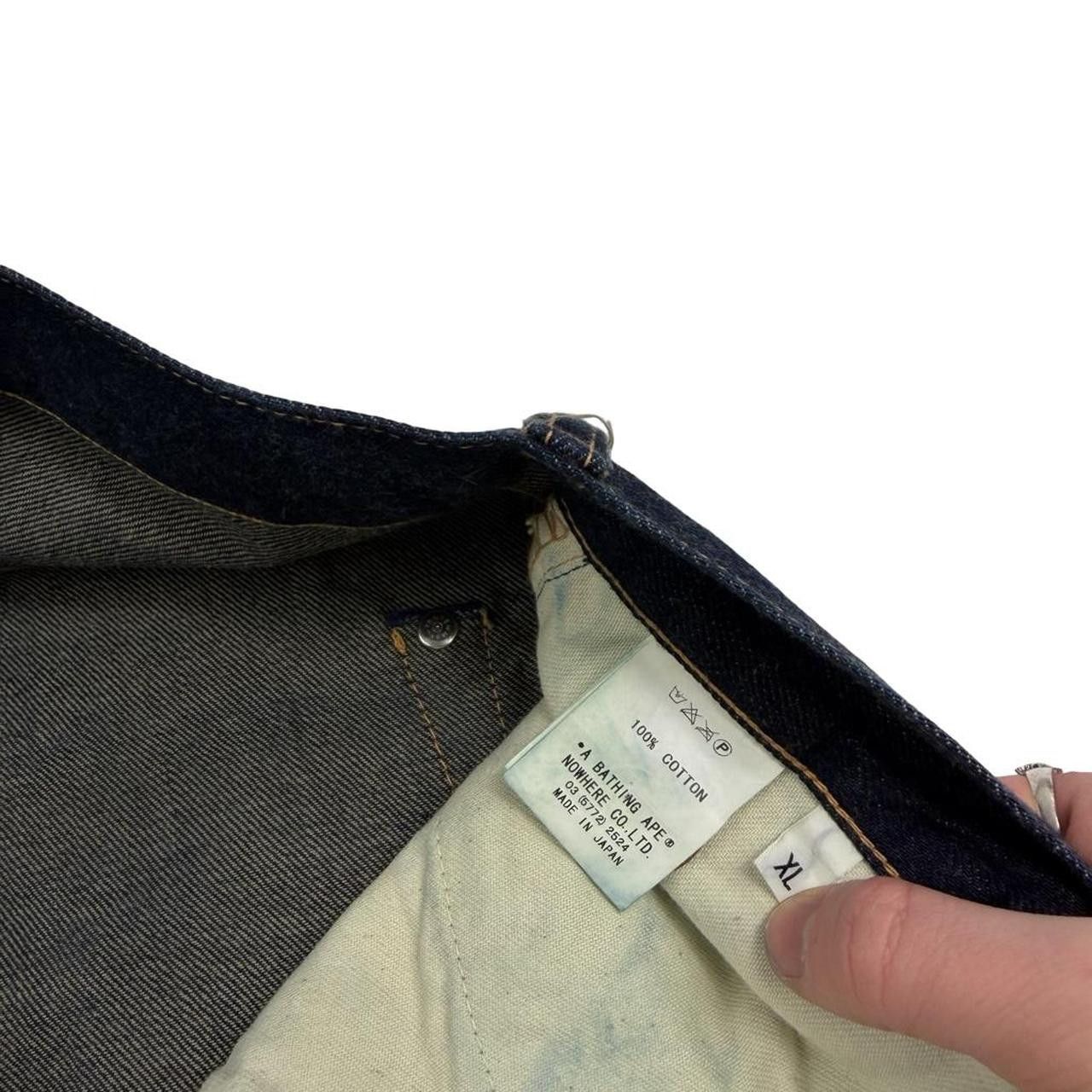 Bape Vintage Bape Ape Head Denim Jeans - Waist: 40 Size US 40 / EU 56 - 7 Thumbnail