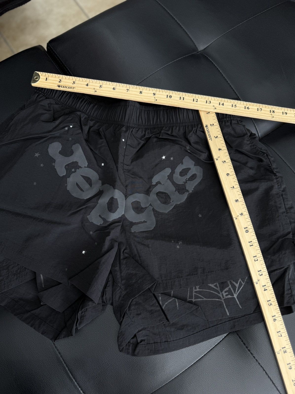 Sp5der Sp5der Double Layer WEB Shorts Size L (NEW) Black Size US 32 / EU 48 - 4 Thumbnail
