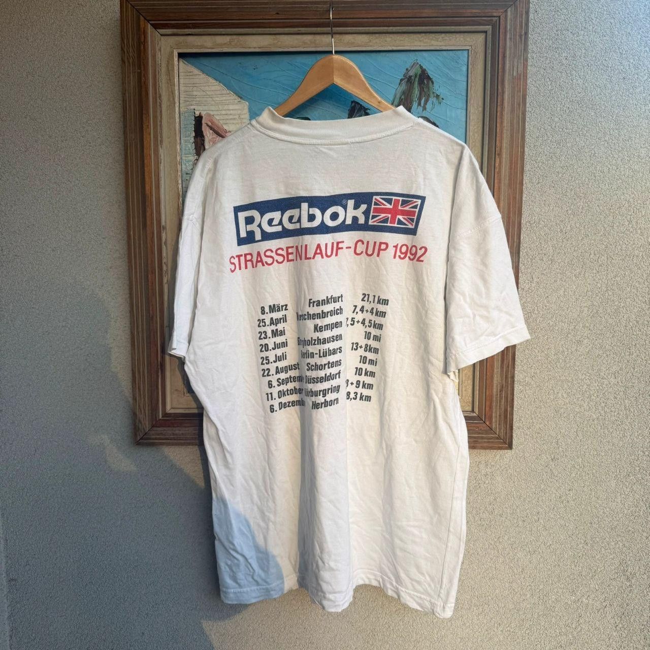 Reebok Reebok T shirt Printed 1992 Marathon Size US L / EU 52-54 / 3 - 2 Thumbnail