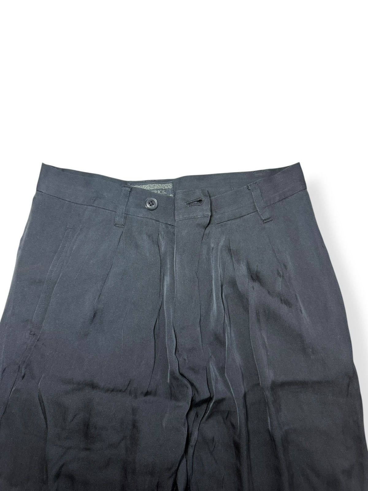 Hysteric Glamour Rare Vintage Hysteric Glamour Silk Black Trousers Size 28" / US 6 / IT 42 - 4 Thumbnail