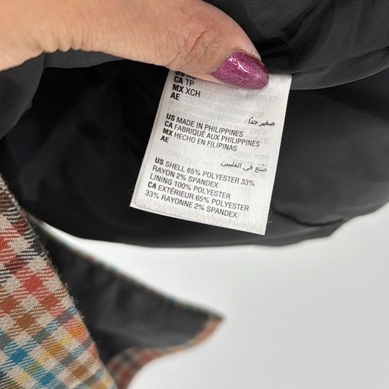 Other International Concepts plaid double breasted Blazer sz XS Size XS / US 0-2 / IT 36-38 - 7 Thumbnail