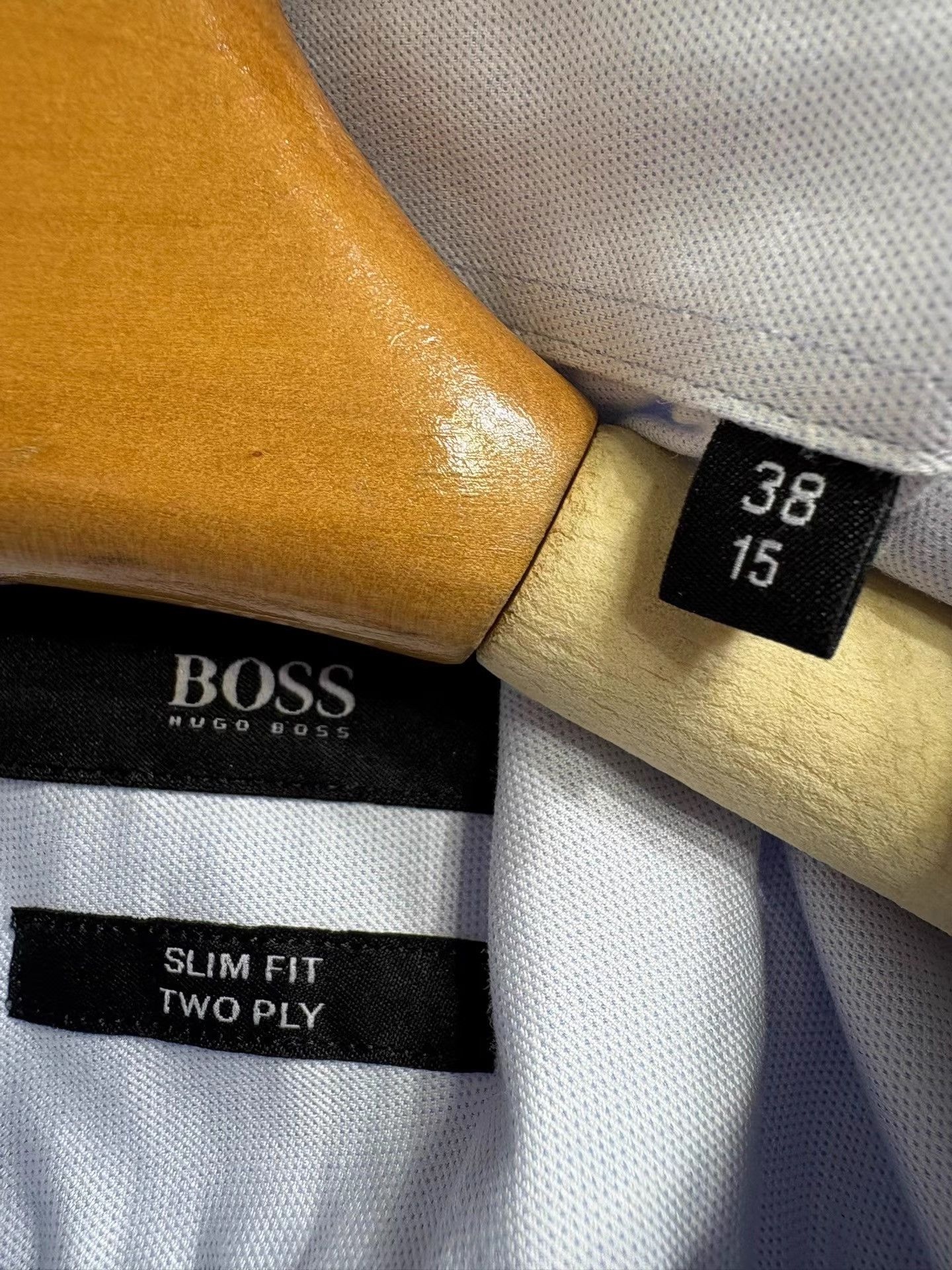 Hugo Boss HUGO BOSS Men's Blue Short Sleeve Shirt K29 Size US XXS / EU 40 - 3 Thumbnail
