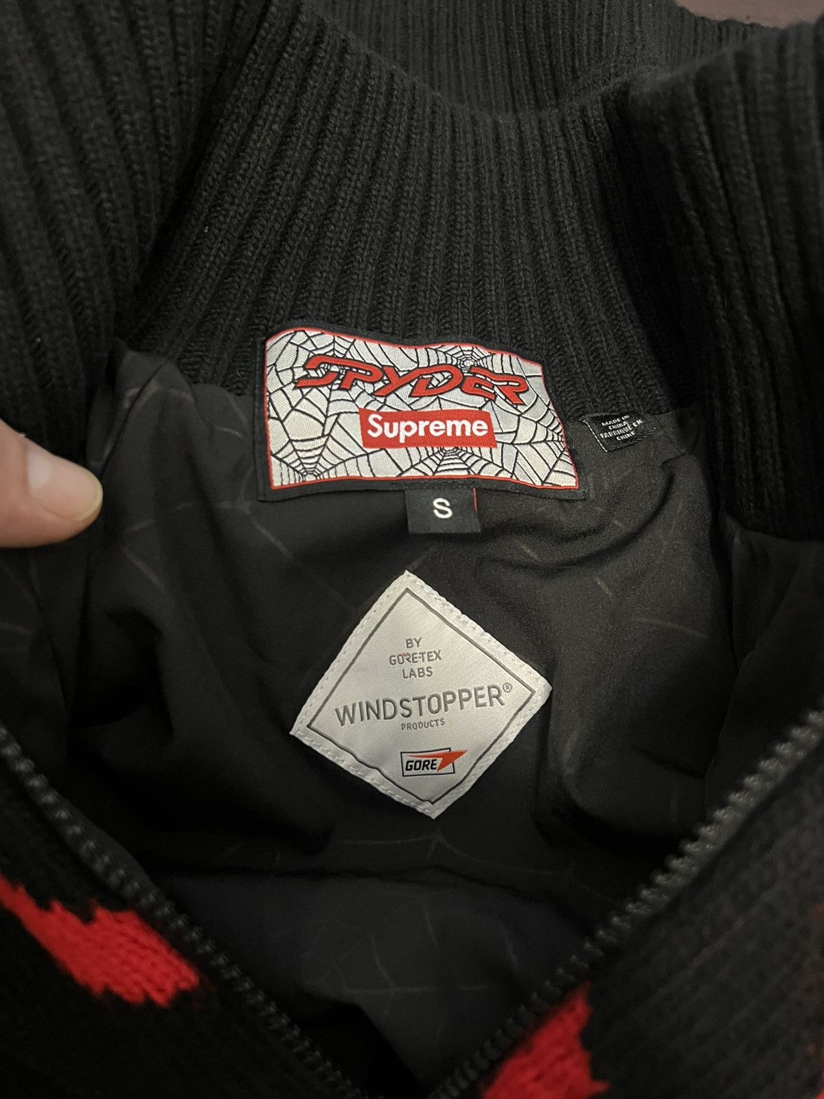 Goretex Supreme Spyder Zip Up Sweater Windstopper GoreTex Labs Size US S / EU 44-46 / 1 - 5 Thumbnail