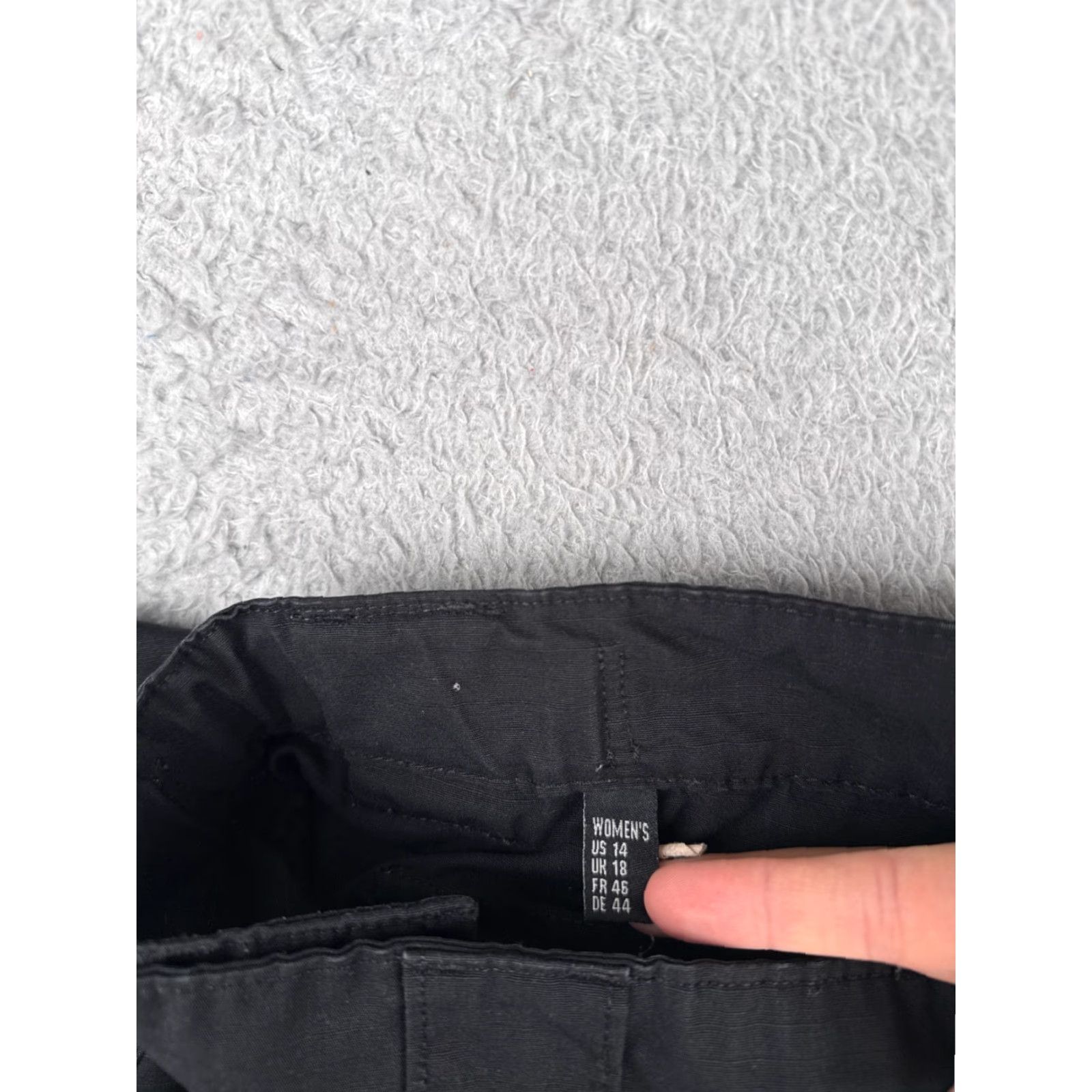 Doublet TRU-SPEC Pants Women 14 Black Rip-Stop Cargo LEO EMT Security Double Knee 34x33 Size 36" / US 14 / IT 50 - 7 Thumbnail