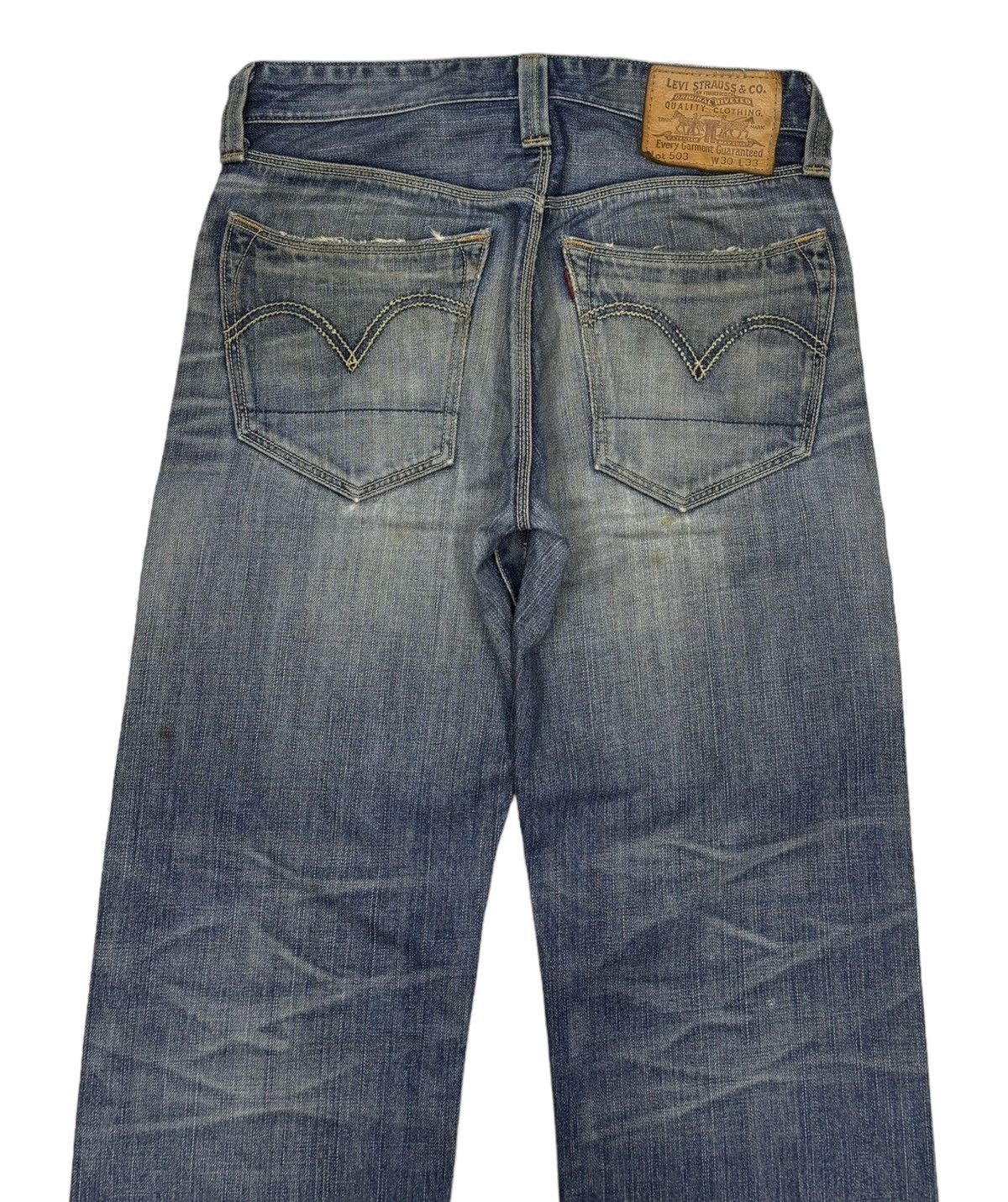 Kapital RARE VINTAGE LEVIS 503 RETRO BAGGY JEANS DISTRESS DENIM Size US 30 / EU 46 - 8 Thumbnail