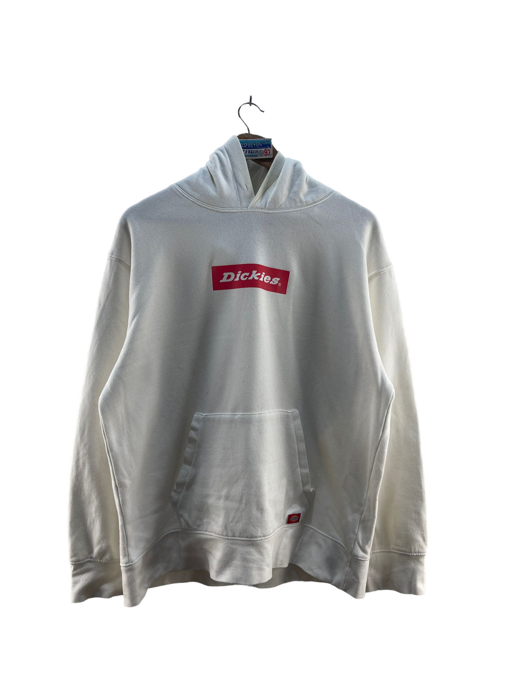 image of Dickies Hoodies Sweatshirt in White, Men's (Size Large)