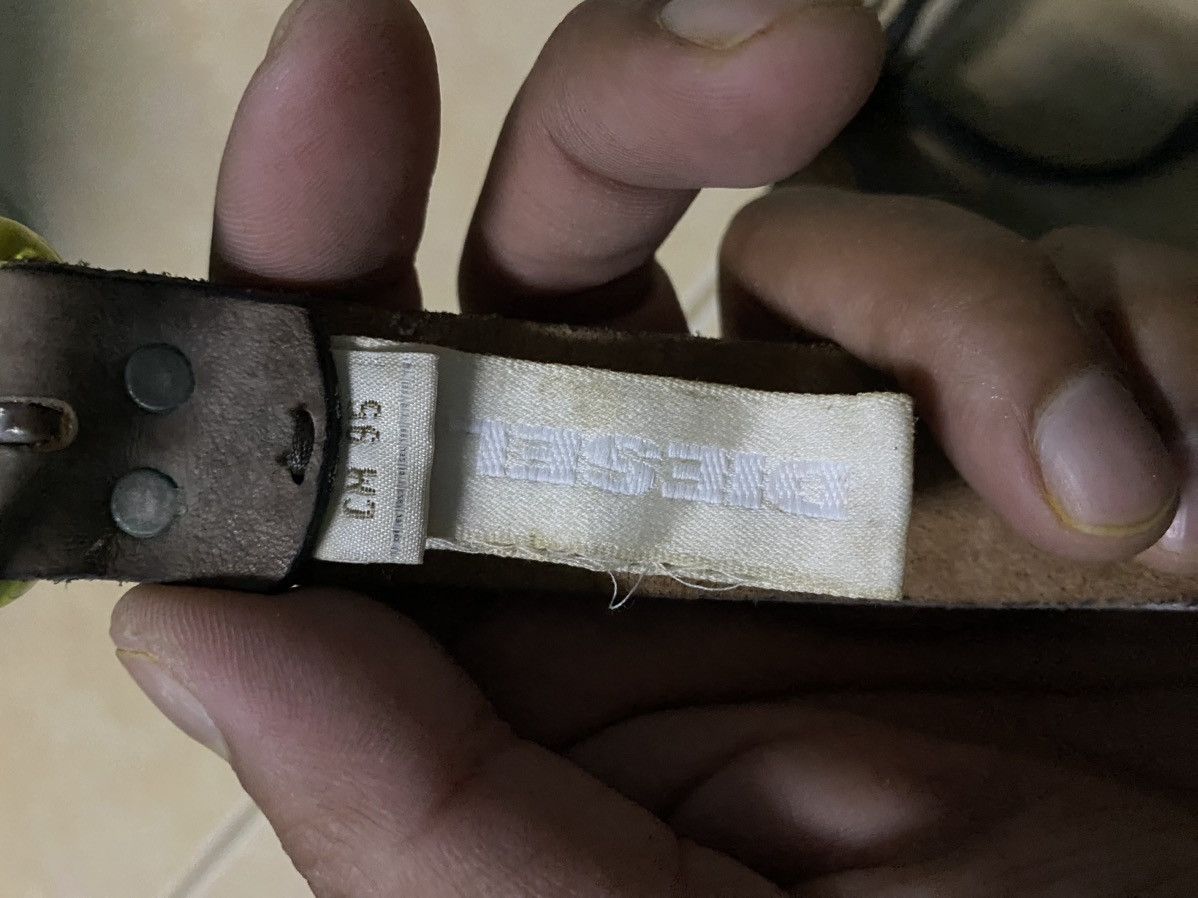 Diesel × Vintage Vtg Belt Diesel Leather Size ONE SIZE - 5 Thumbnail