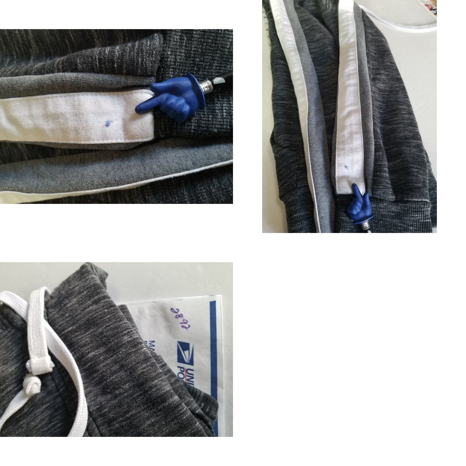 Vintage Reflex Hoodie Womens M Gray Zip Up Pockets Casual See Pic Sweatshirt Full Zip Hooded All Seasons Size M / US 6-8 / IT 42-44 - 10 Thumbnail