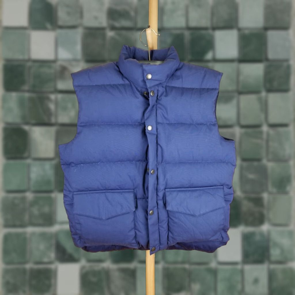 Vintage VINTAGE Cabela's DOWN HUNTING VEST Navy 90's SZ MEDIUM Puffer Jacket Men Vest Blue M Size US M / EU 48-50 / 2 - 1 Thumbnail