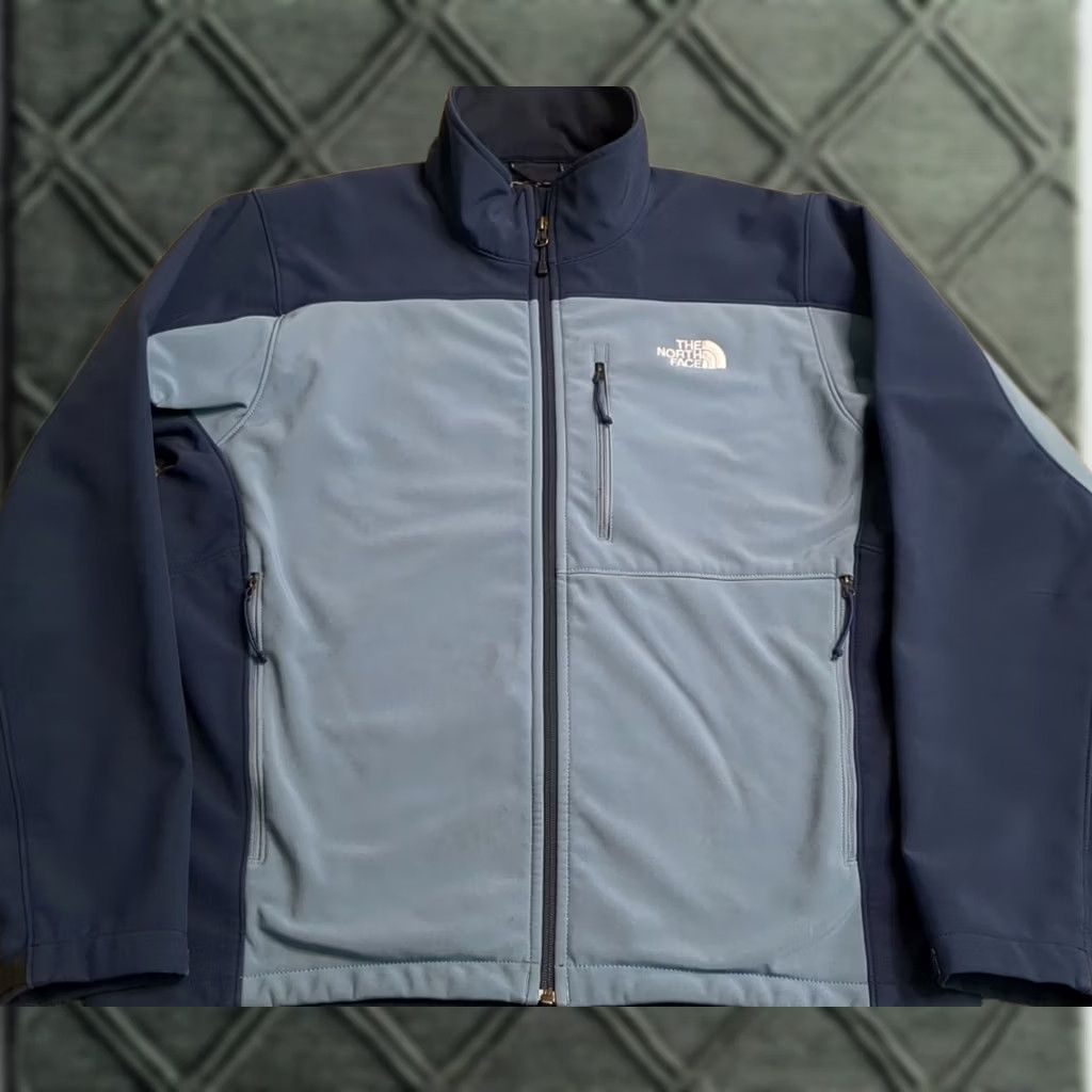 The North Face The North Face Jacket Blue Large Full Zip Softshell Apex Bionic Fleece Lined Mens Size US L / EU 52-54 / 3 - 1 Thumbnail
