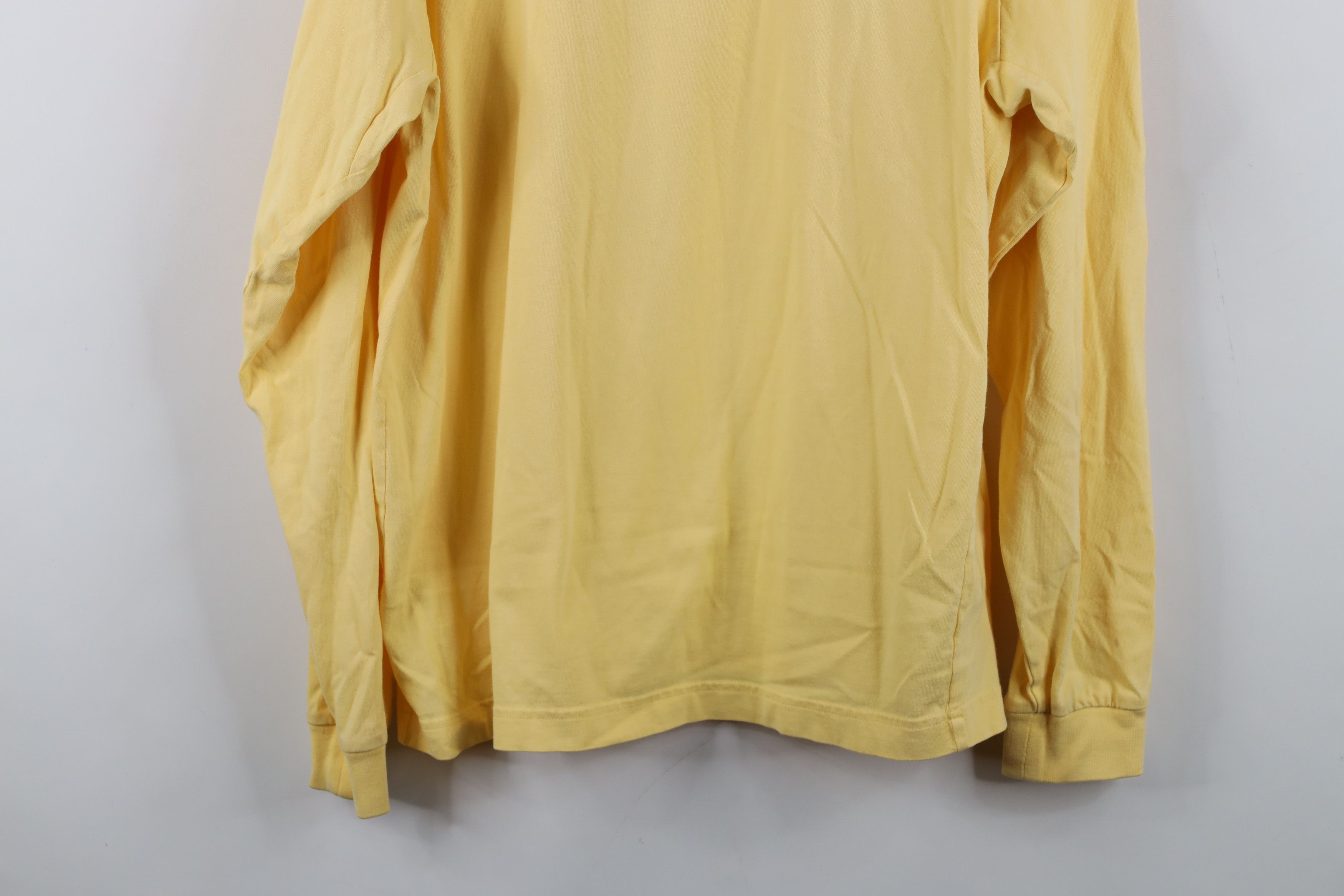 Brooks Brothers Vintage Brooks Brothers Knit Long Sleeve Rugby Polo Yellow Size US L / EU 52-54 / 3 - 13 Thumbnail