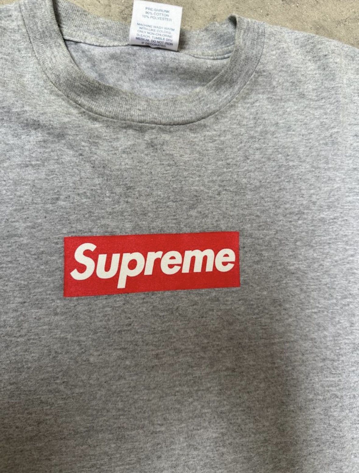 RARE SUPREME BOX LOGO OG BOLD FONT 00 s Tops