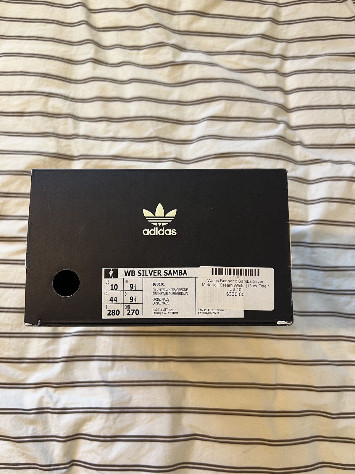 Adidas × Wales Bonner Wales Bonner x Adidas Silver Samba US 10 Size US 10 / EU 43 - 7 Thumbnail