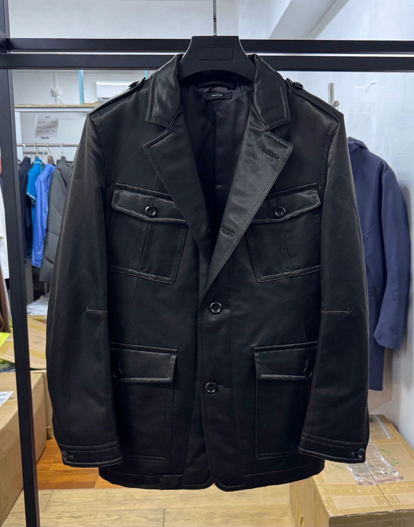 Tom Ford tom ford men's brown jacket with pockets Size US M / EU 48-50 / 2 - 1 Thumbnail