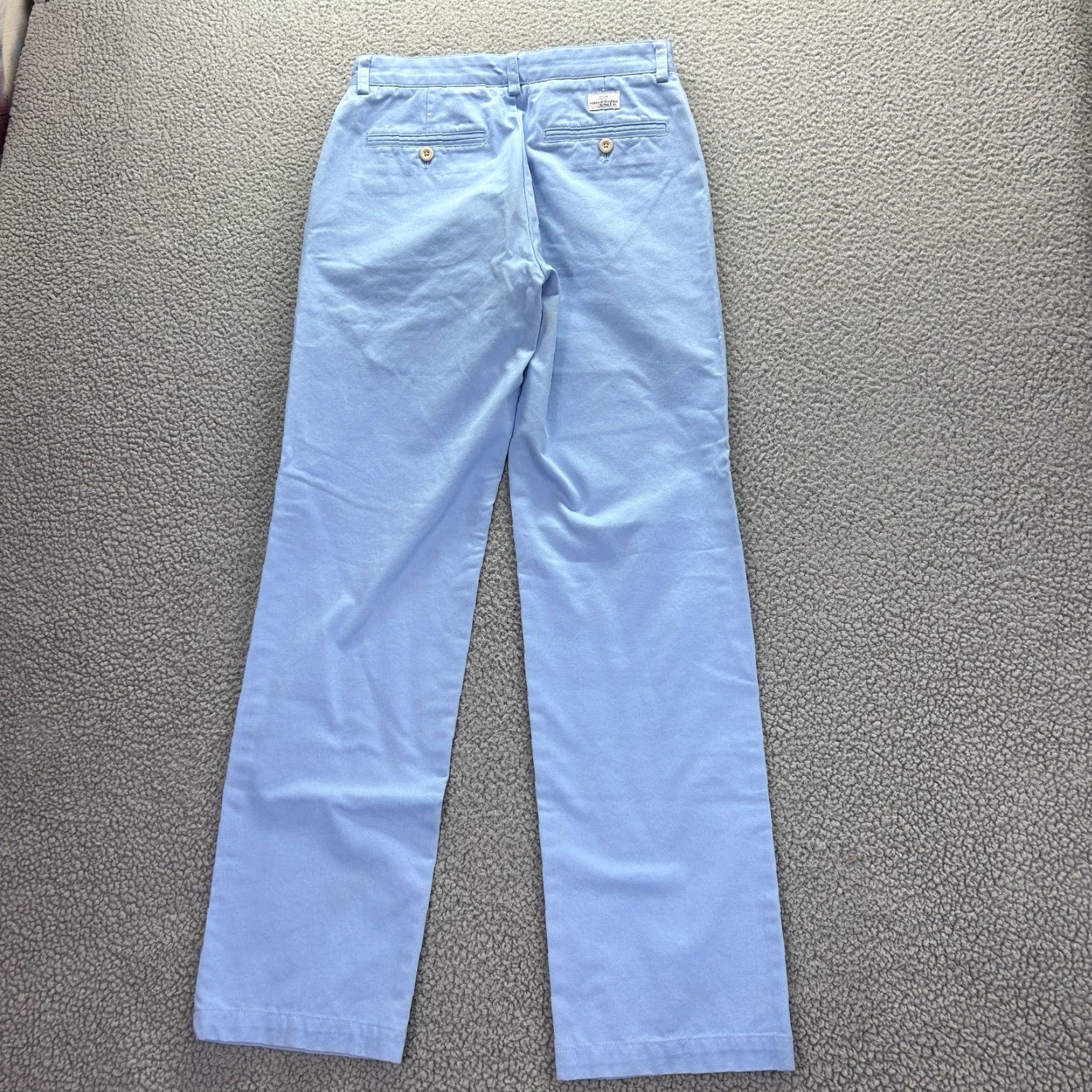 Vineyard Vines Vineyard Vines Pants Mens 30x32 Blue Solid Chino Breakers Flat Front Performance Size US 38 / EU 54 - 2 Thumbnail