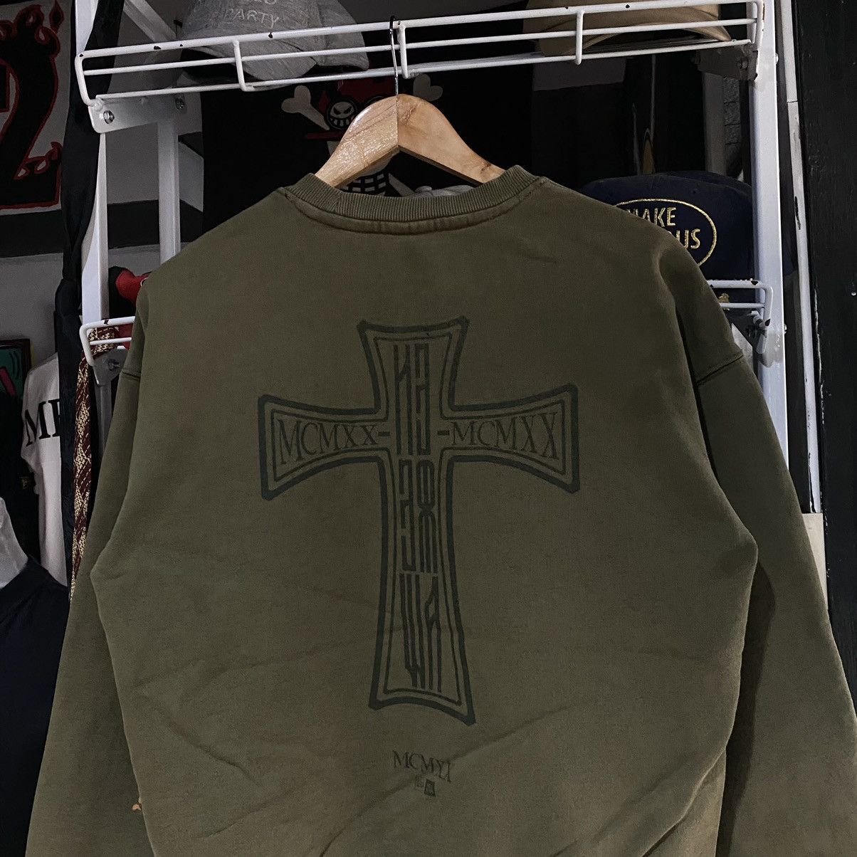 New Era Rare New Era Cross MCMXX Sweatshirts Small Oversize Size US S / EU 44-46 / 1 - 3 Thumbnail
