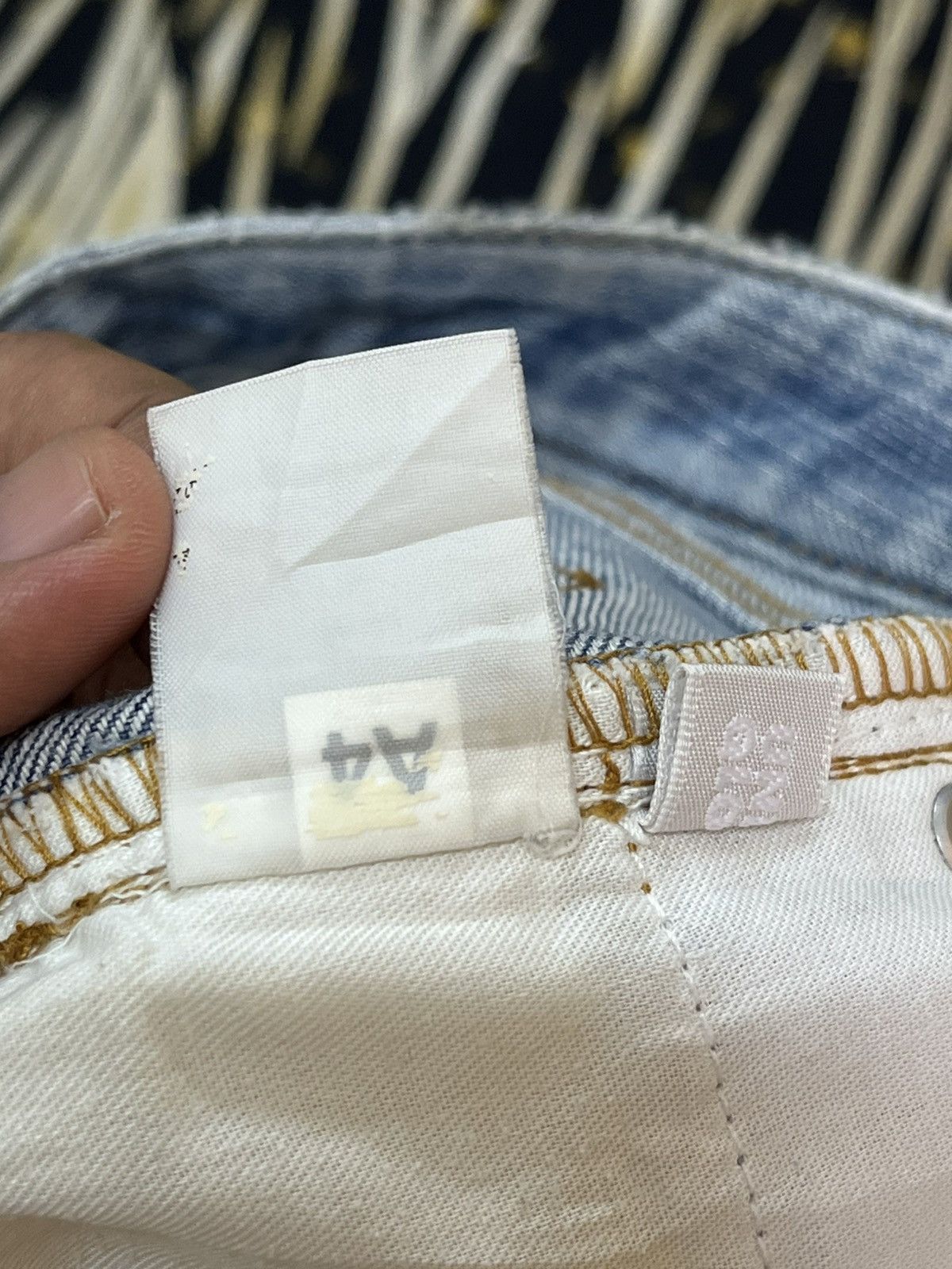 Beauty Beast × Jun Takahashi × Uniqlo Vintage Uniqlo Flare Faded Distressed Denim Size US 30 / EU 46 - 8 Thumbnail