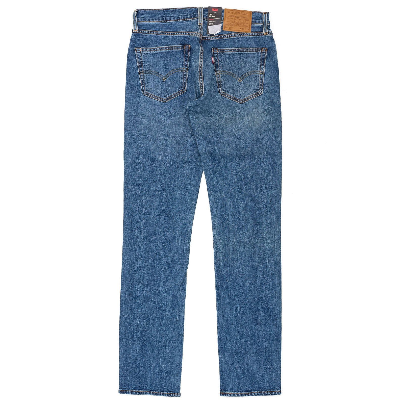 Levi's LEVI'S Premium 511 Slim Eco Ease Blue Big E Denim Jeans Size US 30 / EU 46 - 3 Thumbnail