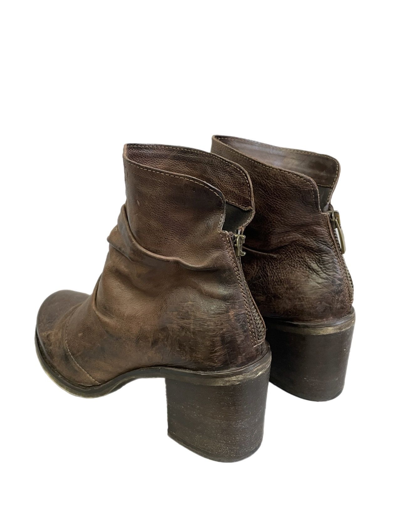 A.S.98 A.S. 98 style heel brown leather punk avant garde y2k Size US 6 / IT 36 - 5 Thumbnail