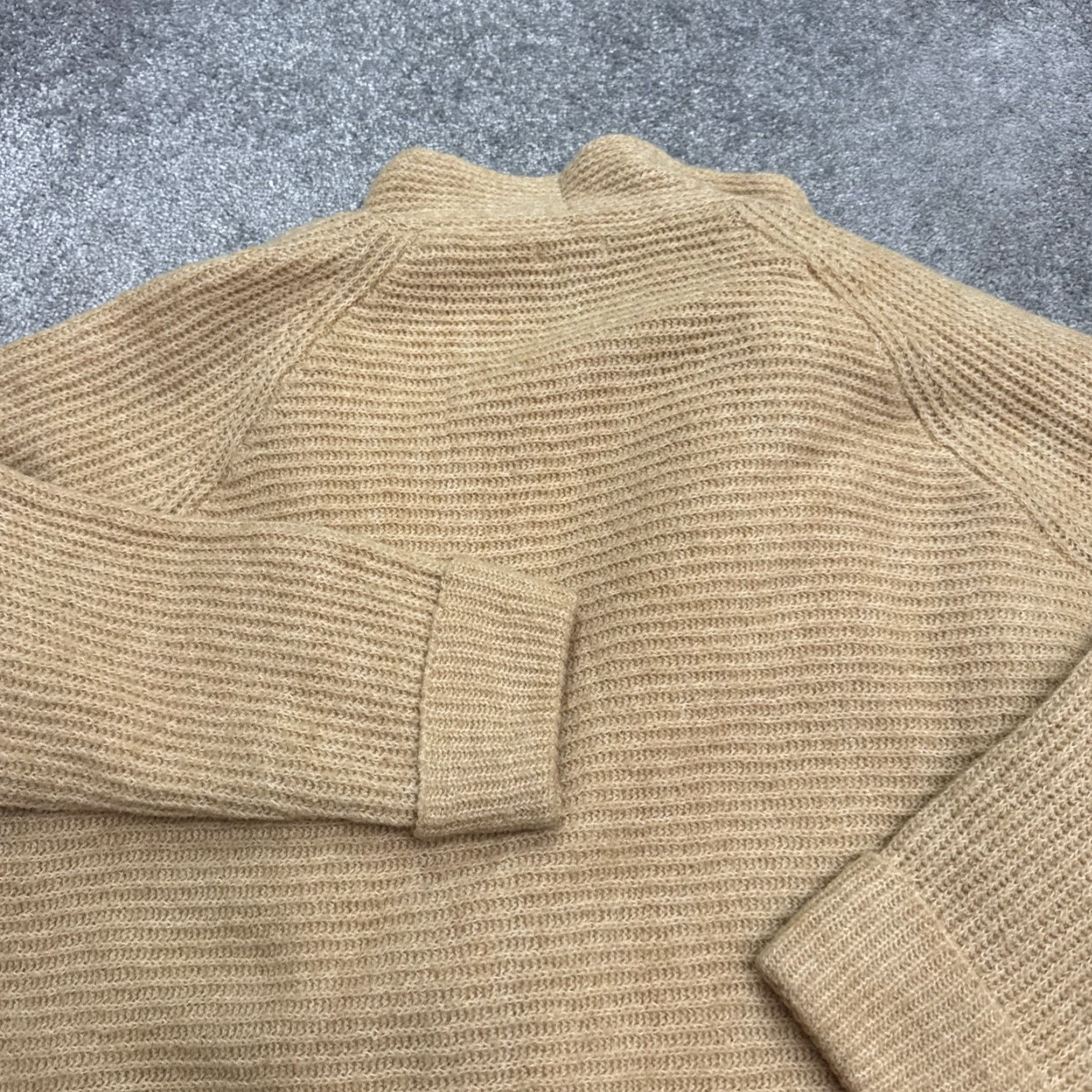 Nine West VINTAGE Nine West Wool Blend Open Front Cardigan Sweater Womens XL Brown Casual Knit Autumn Winter Size XL / US 12-14 / IT 48-50 - 4 Thumbnail