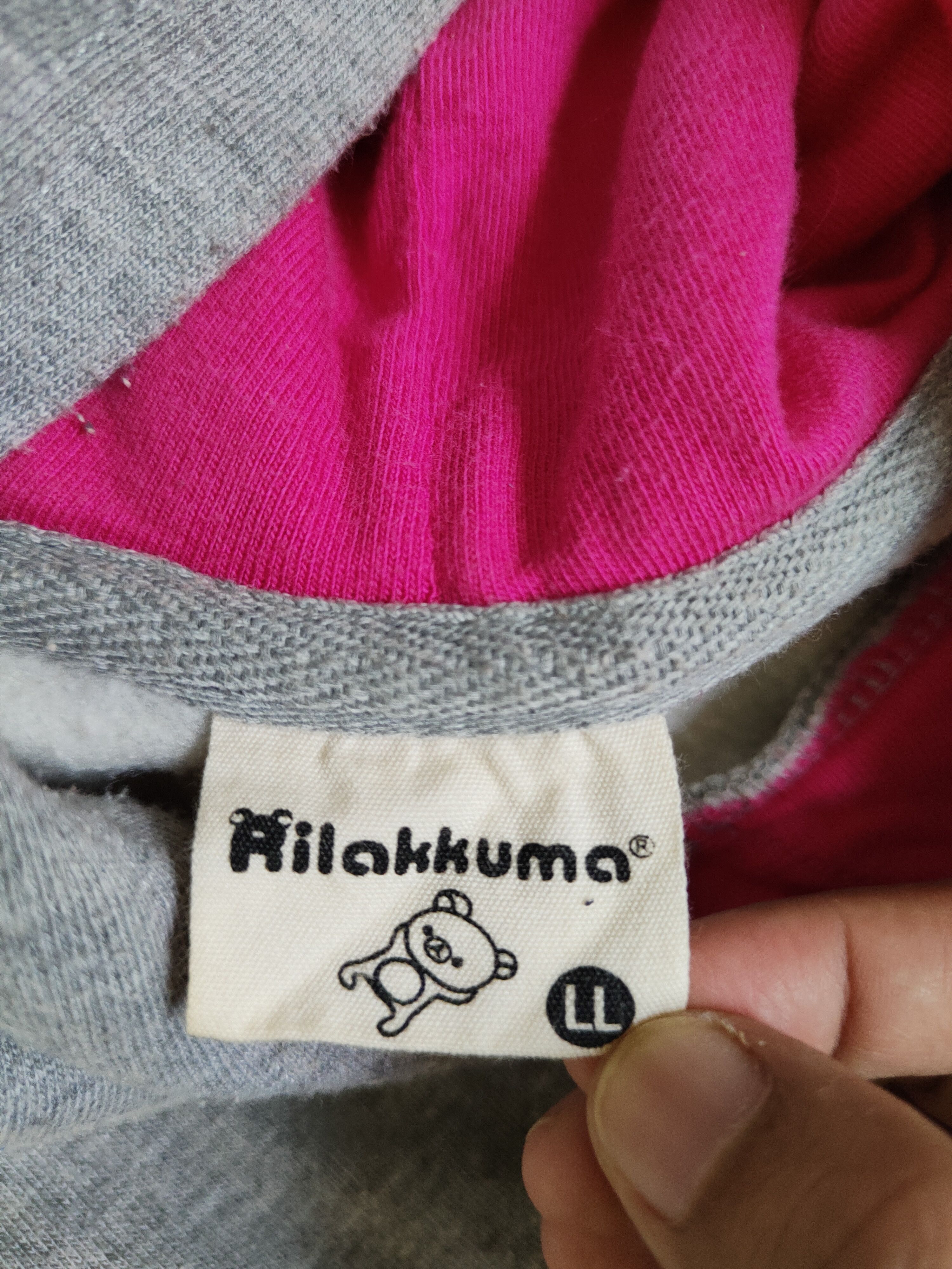 Anime Rilakkuma anima japan Gray Hoodie Sweatshirts #S2467 Size L / US 10 / IT 46 - 13 Thumbnail